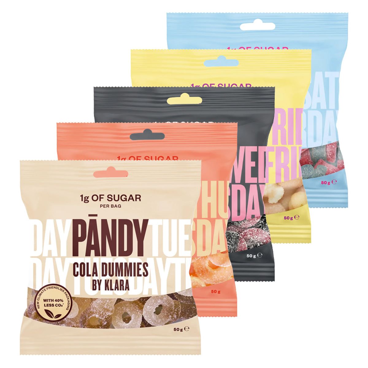 PANDY CANDY - Bland Selv (6x50g)