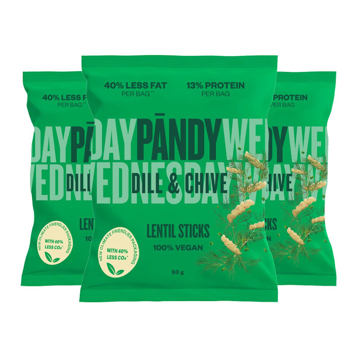 PANDY Chips - Dill & Chive (6x 50g)