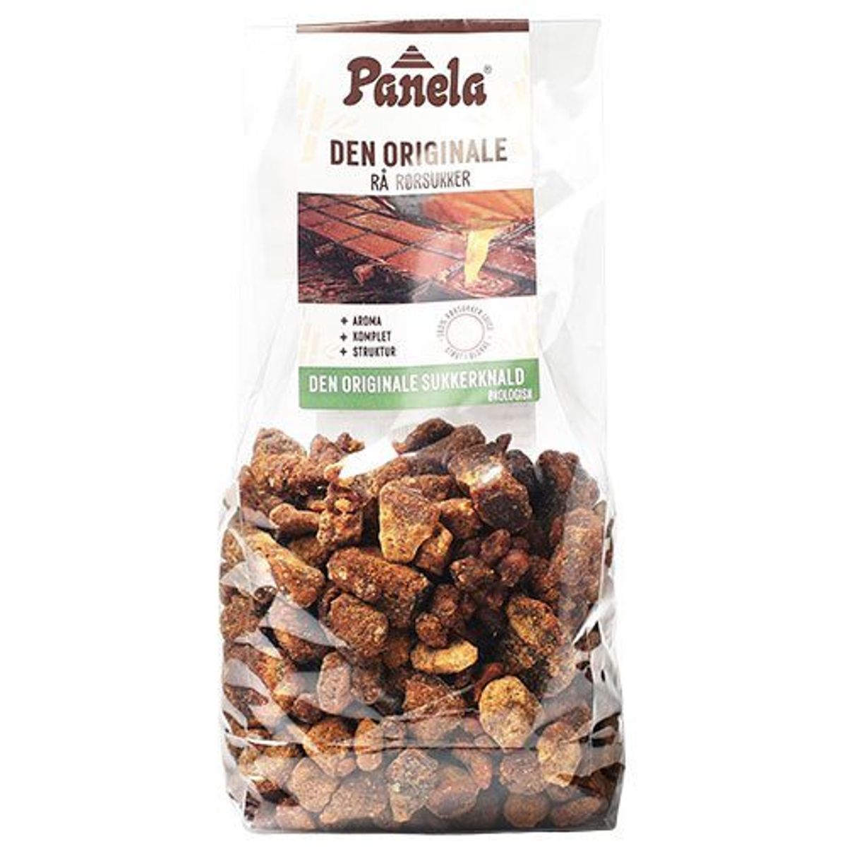 Panela Rå rørsukker Ø, 500g.