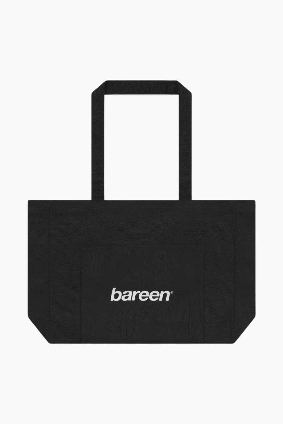 Panelled Canvas Bag - Black - bareen - Sort One Size