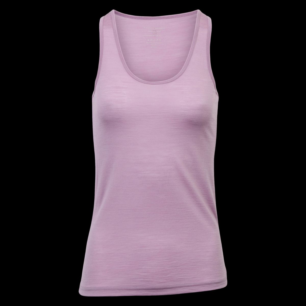 Panos Emporio Dame Tanktop i merinouldmix - PINK DAWN - L