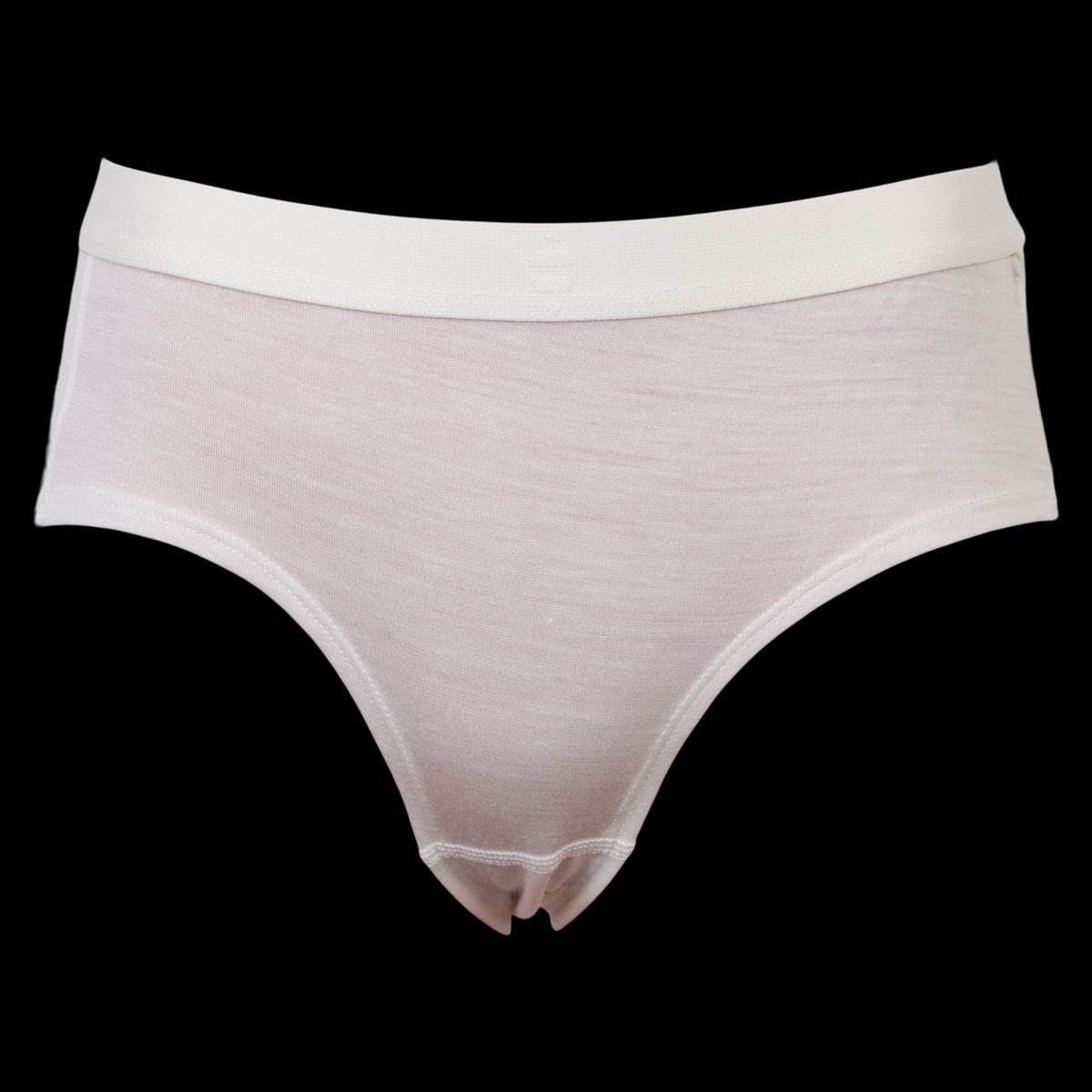 Panos Emporio Dame Trusser i merinouldmix - OFFWHITE - L