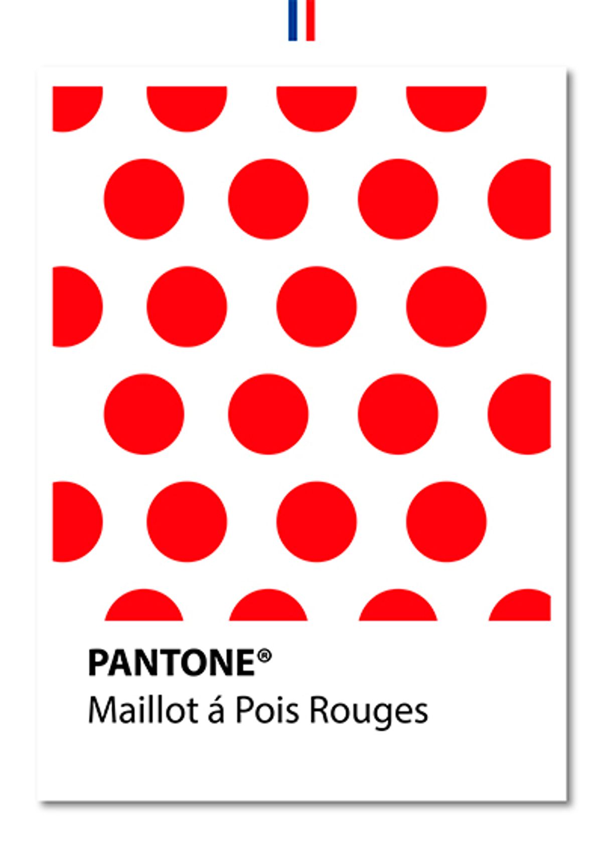 Pantone Maillot PoisRouges af Plakatwerket