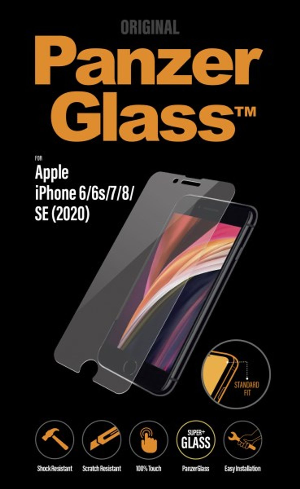 PanzerGlass Apple iPhone SE (2020)/8/7/6, klar