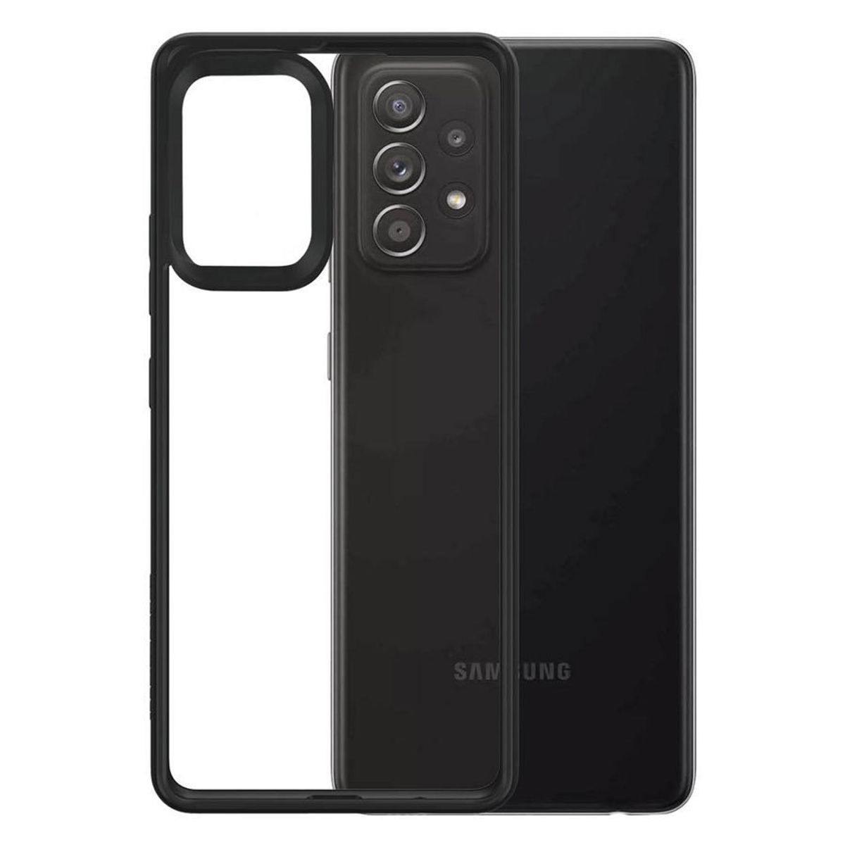 PanzerGlass ClearCase Samsung Galaxy A52 AntiBacterial Cover, Sort