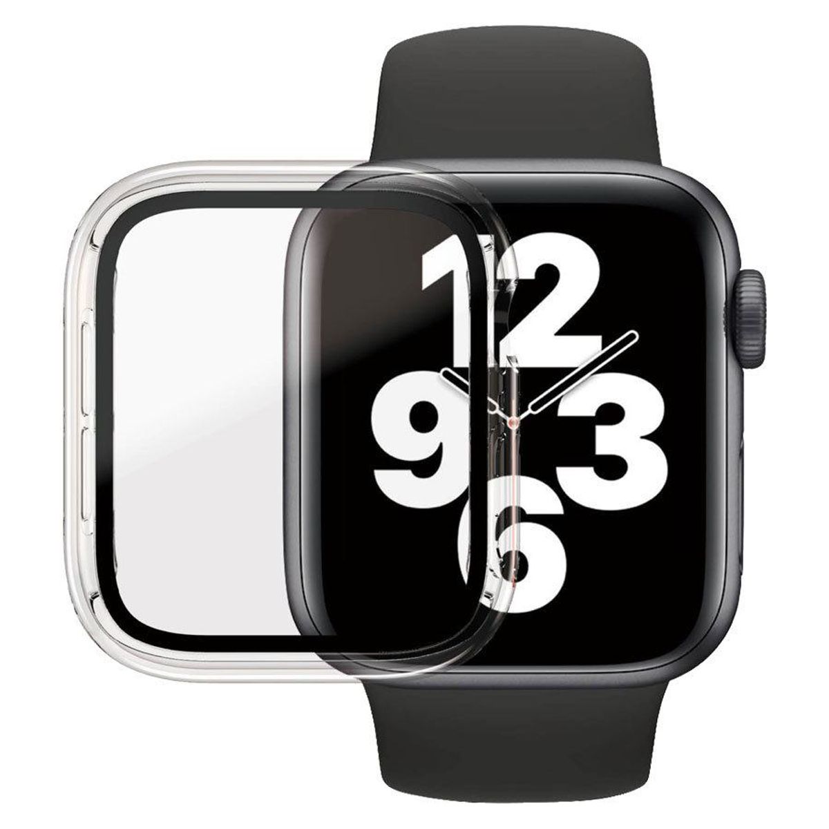 PanzerGlass Full Body Apple Watch 4/5/6/SE (40 mm) AntiBacterial Skærmbeskyttelse, Transparent