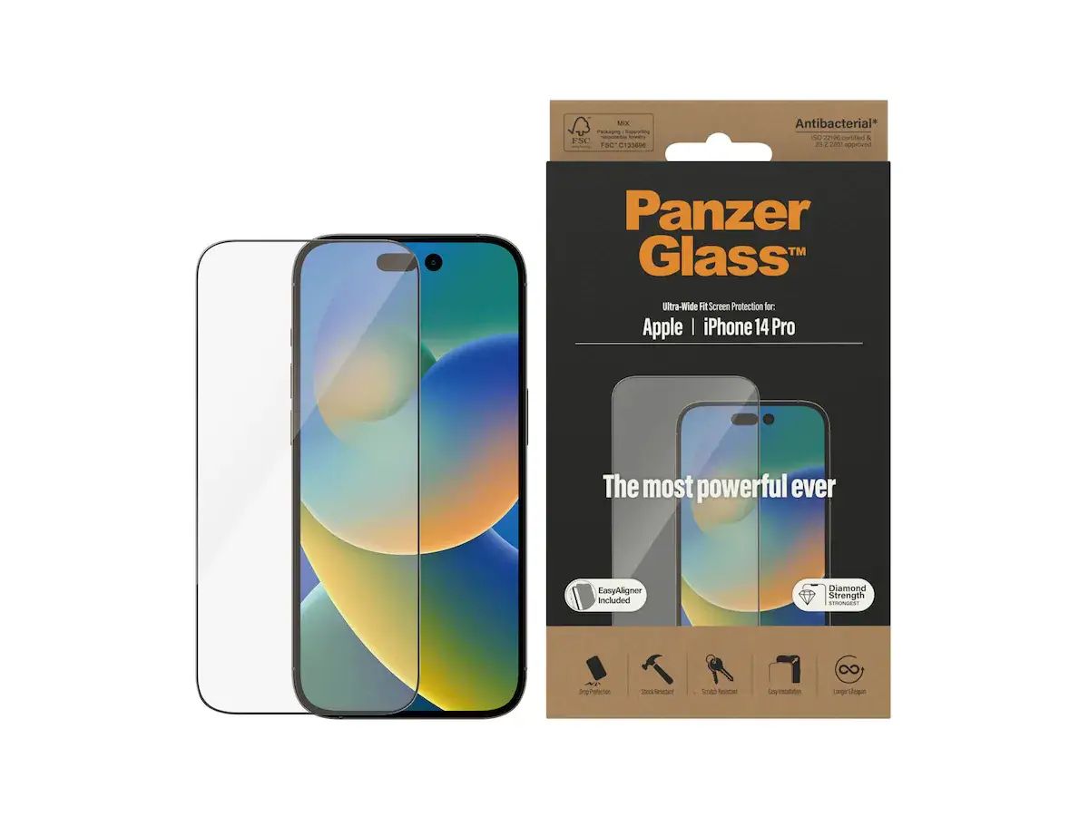 PanzerGlass iPhone 14 Pro UWF Privacy AB w. Applicator