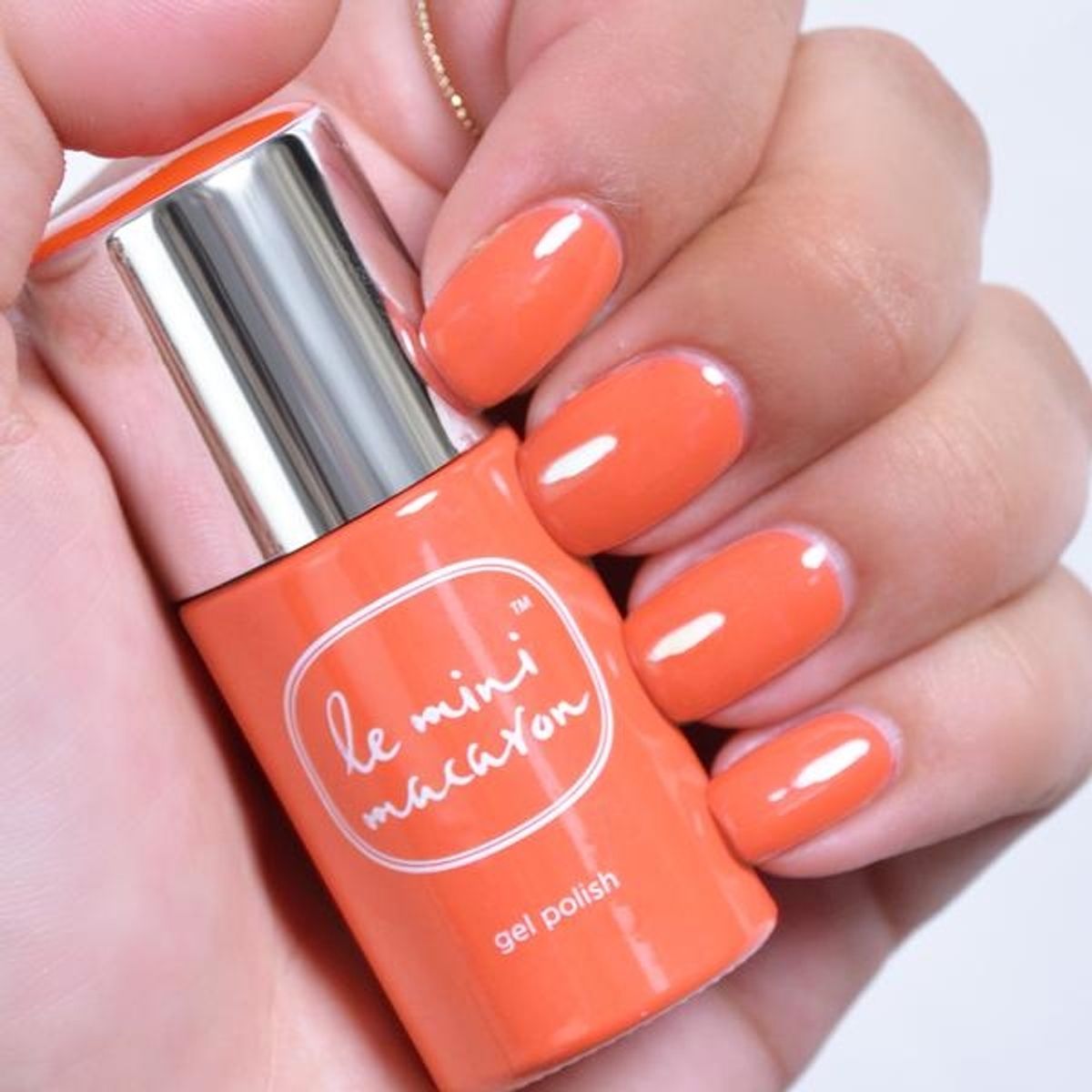 Papaya Sorbet Gelpolish, Le Mini Macaron