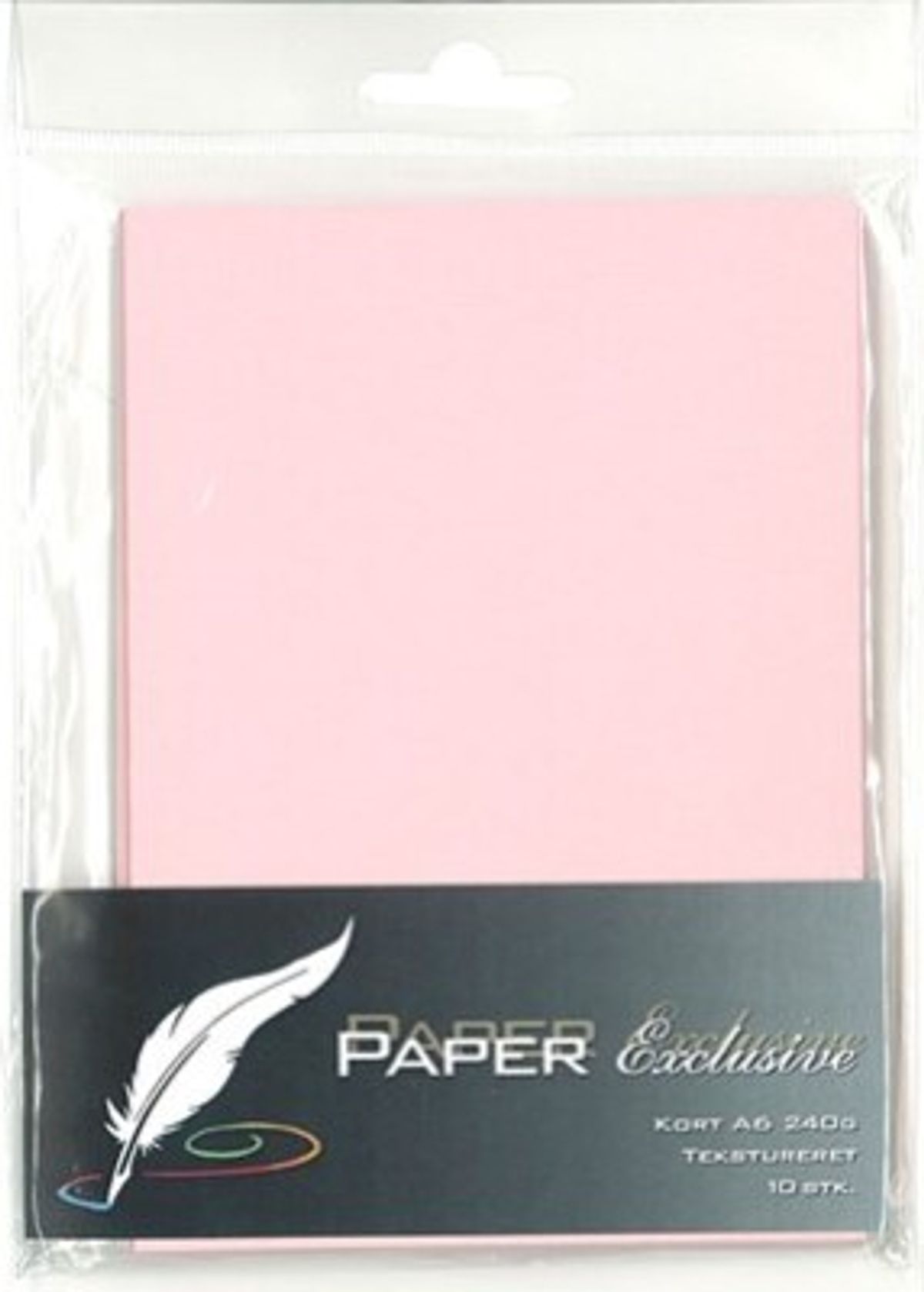 Paper Exclusive - Kort - A6 - 240g - Blossom Tekstureret - 10 Stk. - 934 - Paper Exclusive