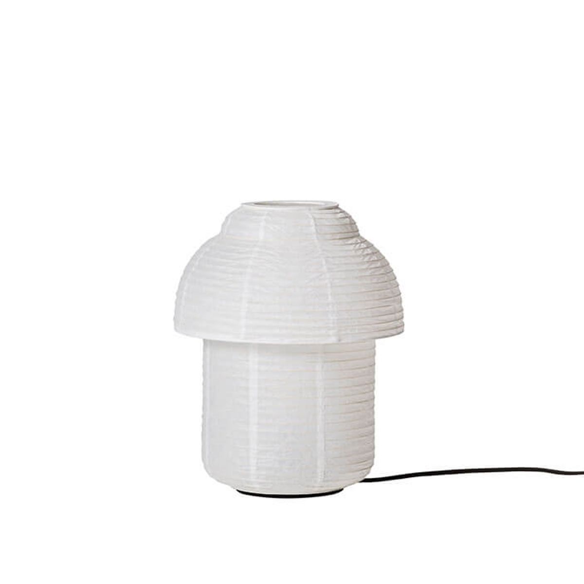 Papier double bordlampe Ø30, hvid