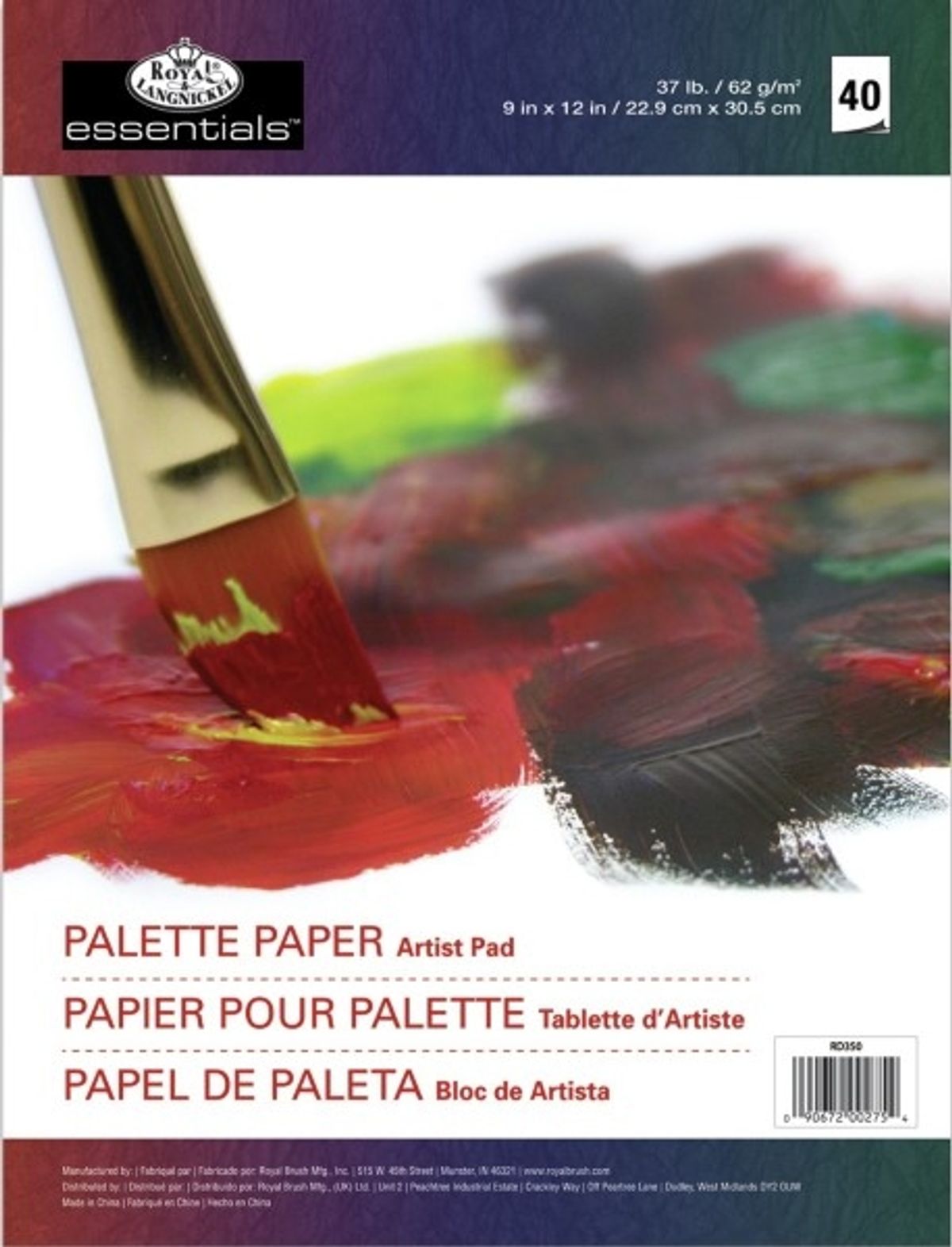 PAPIRPALETTE 22,9X30,5CM 40 ARK