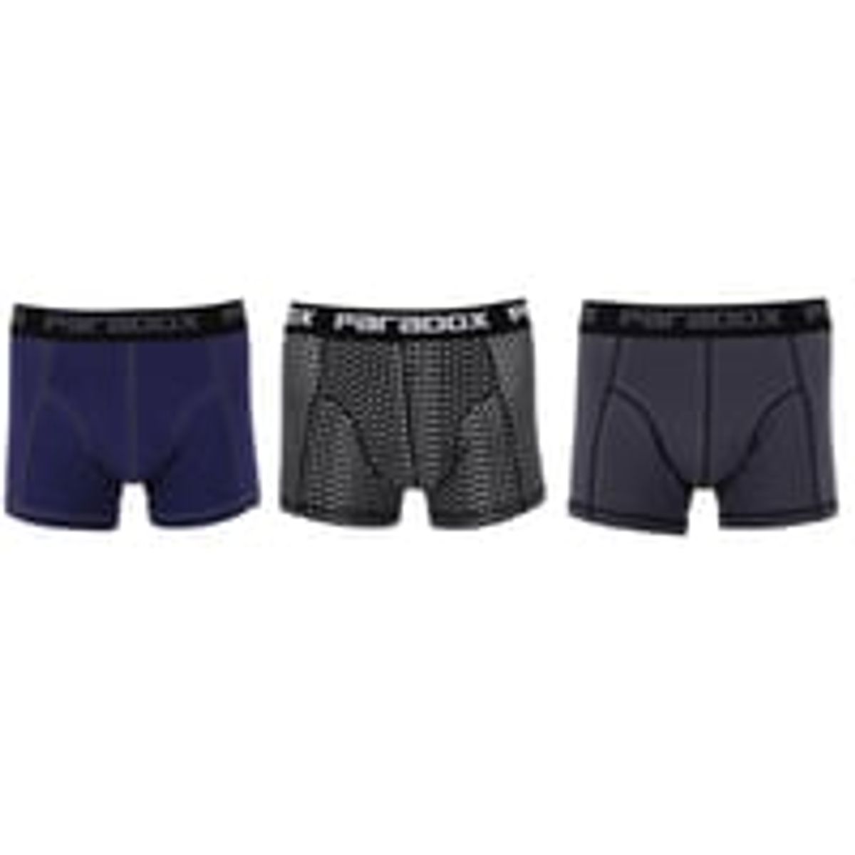 Paradox boxershorts 3-pak, 95 % bomuld, grey1, str. 2XL