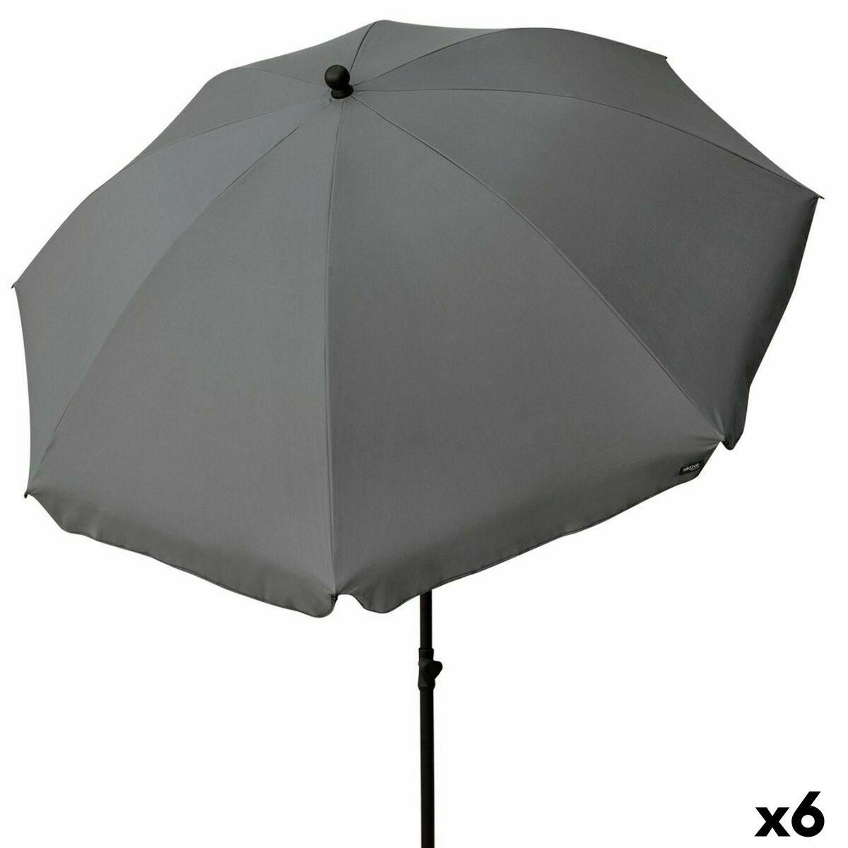 Parasol Aktive 240 x 230 x 240 cm Grå (6 enheder)