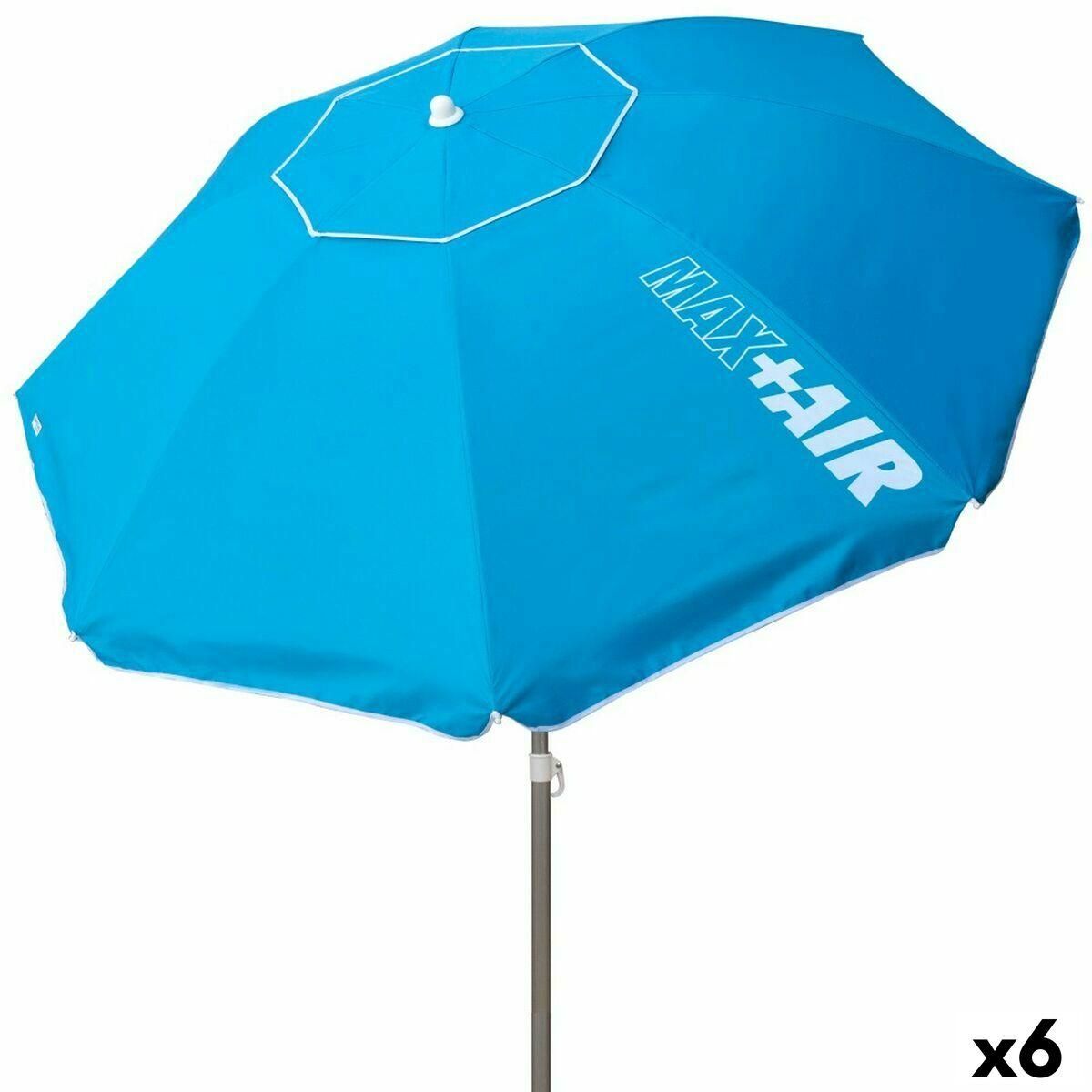 Parasol Aktive Blå Stål 220 x 216 x 220 cm (6 enheder)