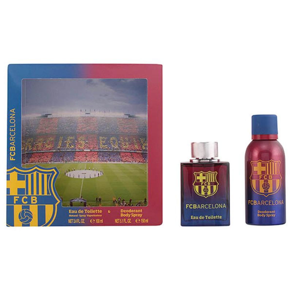 Parfume sæt til mænd F.C. Barcelona Air-Val 244.151 (2 stk) (100 ml)