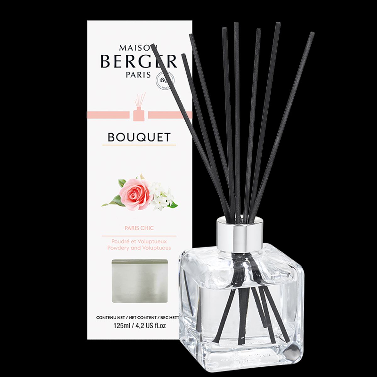 PARIS CHIC DUFTPINDE - CUBE SCENTED BOUQUET - MAISON BERGER PARIS - Scented Bouquet / Flakon m. Duftpinde - Maison Berger Paris - StudioBuus