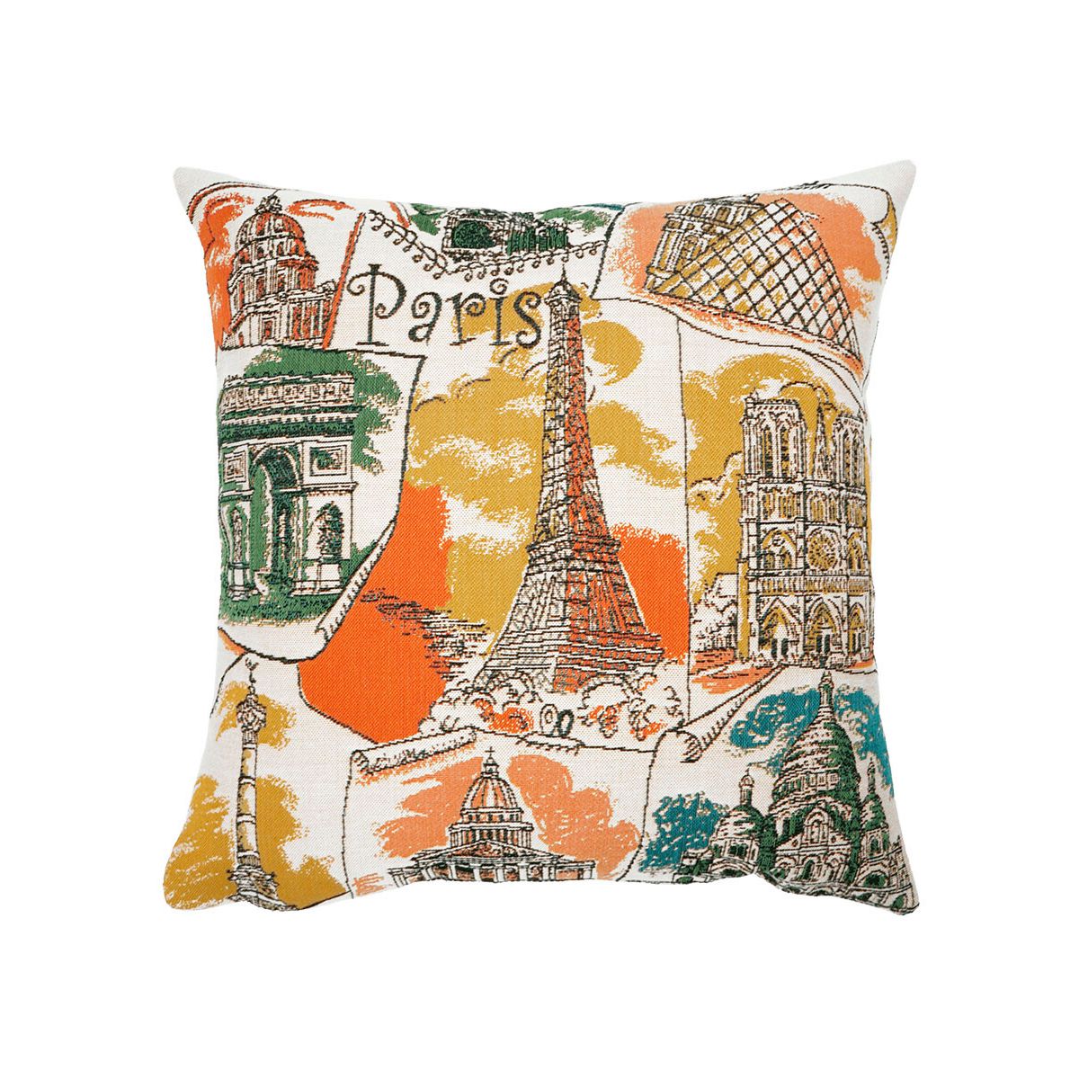 Paris Mon Amour, ocre Pude fra Poulin Design