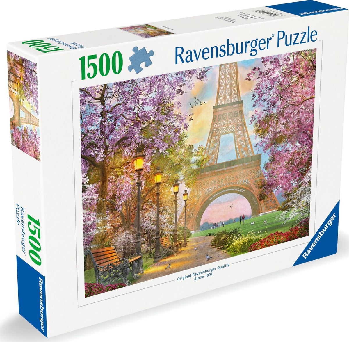 Paris Puslespil - Romance - 1500 Brikker - Ravensburger