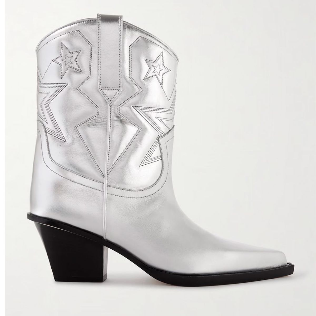 Paris Texas Gray Leather Boot