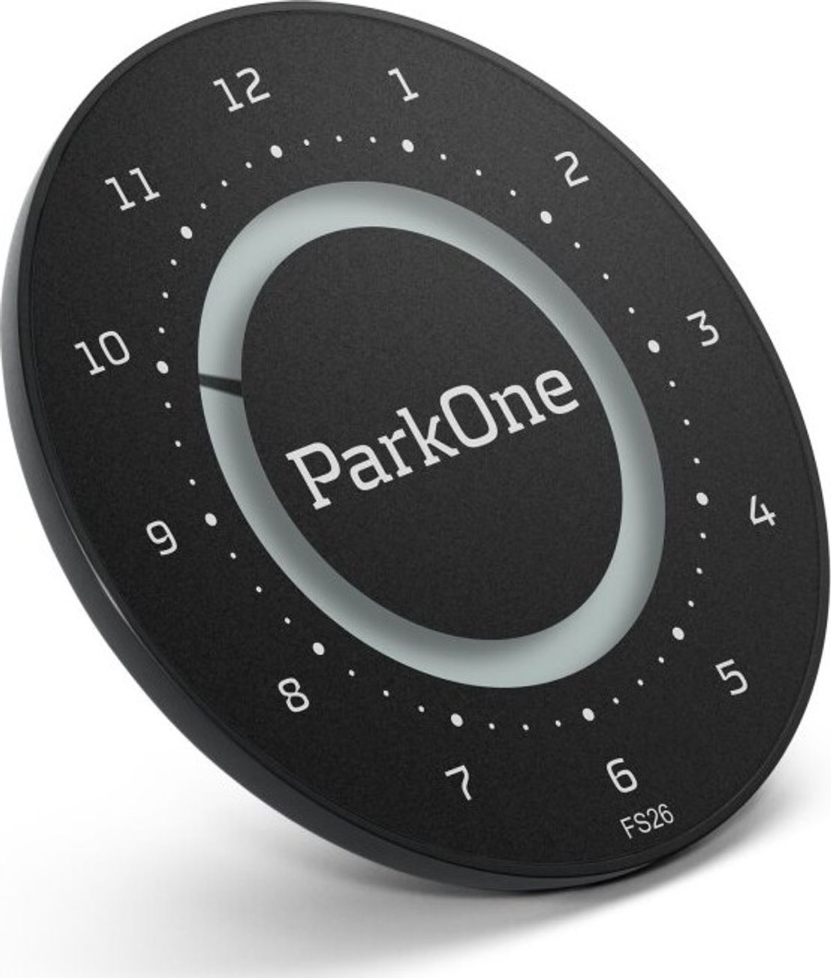 Parkone 2 Elektronisk P Skive / Park One Automatisk P Skive - Sort