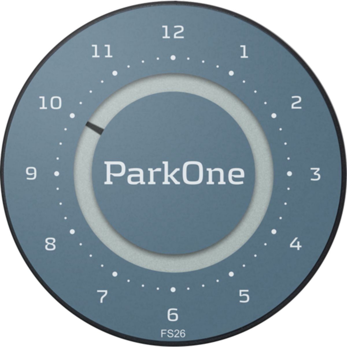 ParkOne 2 parkerings ur, Dolphin Gray (FS26) fra Needit