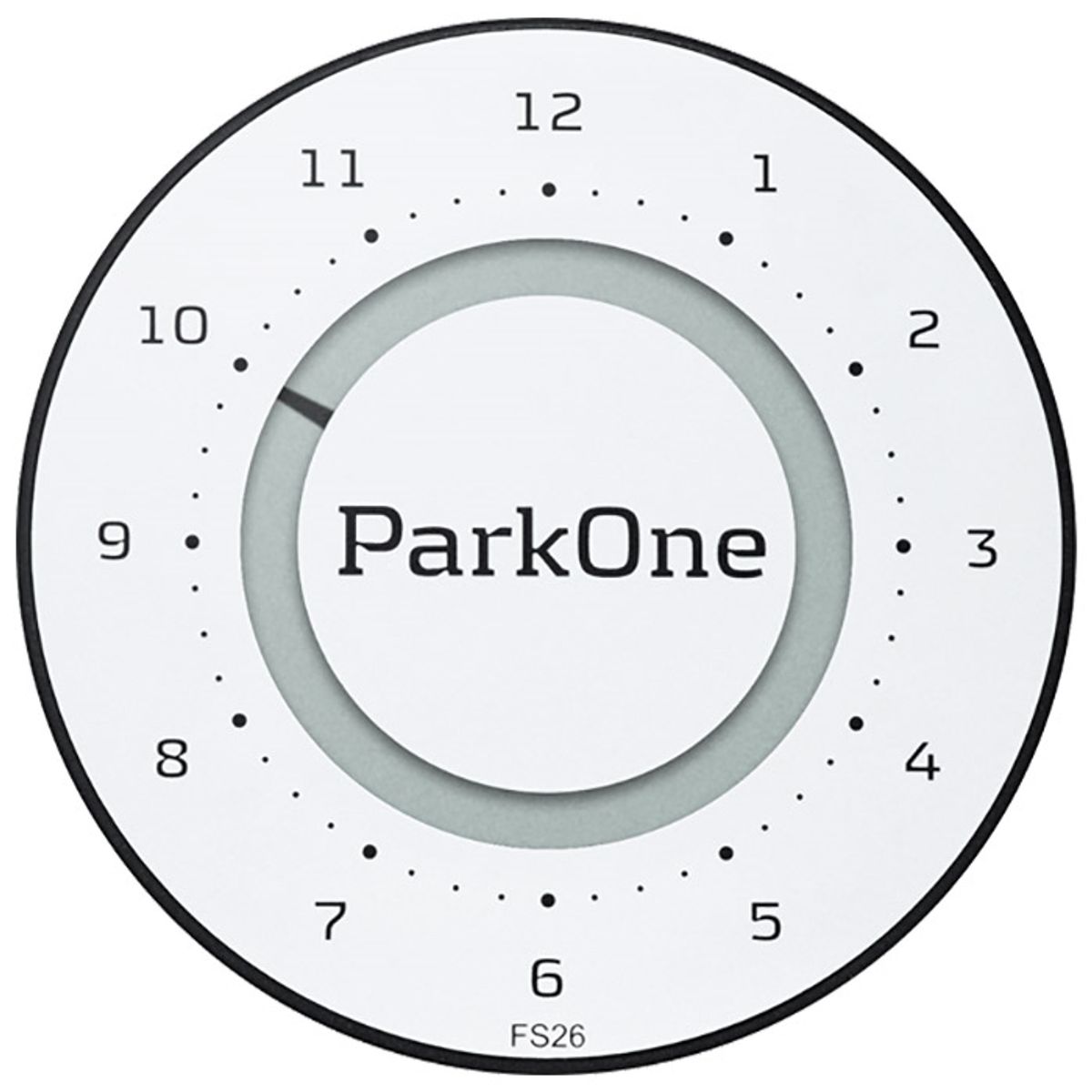 ParkOne2 Parkeringsskive (Hvid)