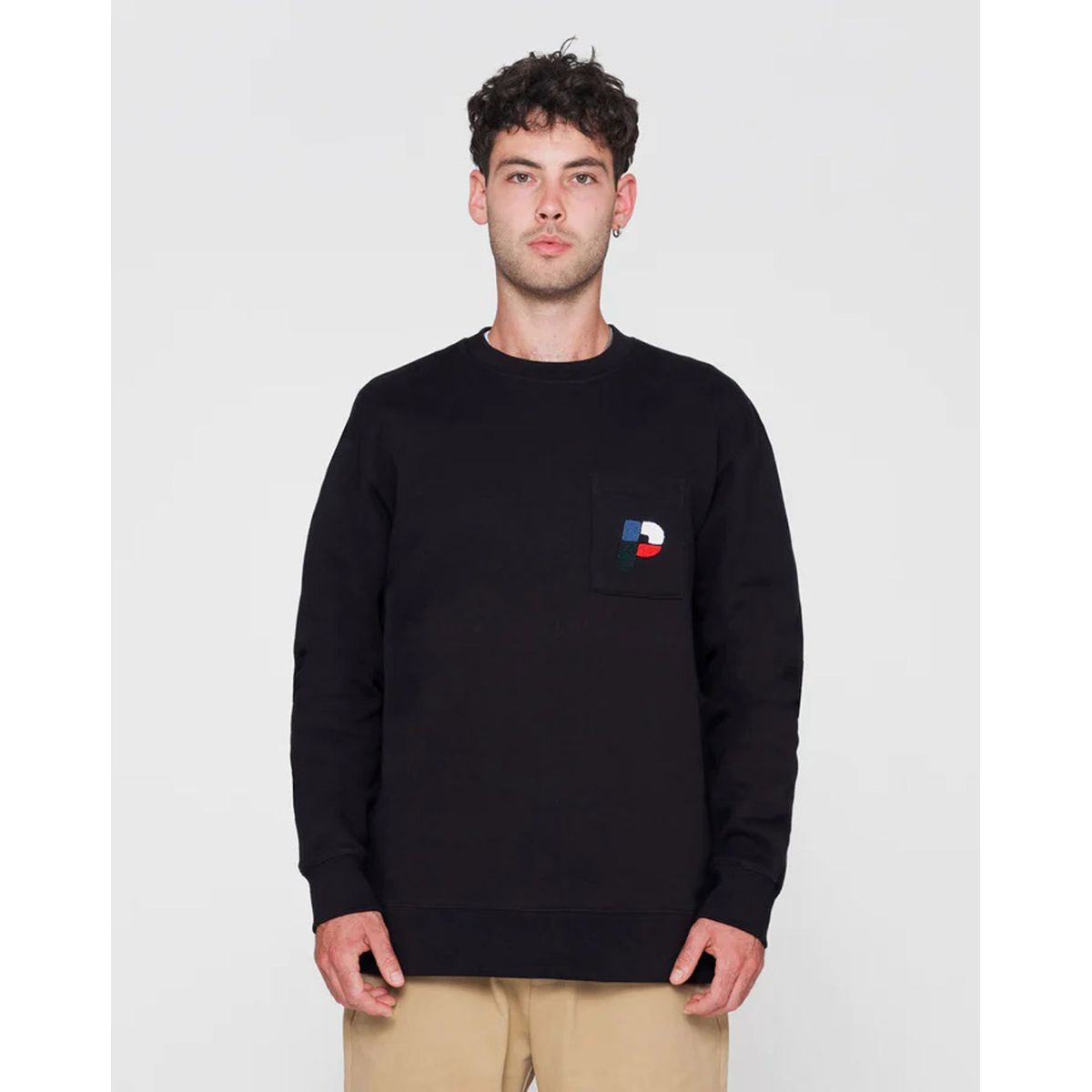 Parlez Laborie Crewneck Sweatshirt Sort