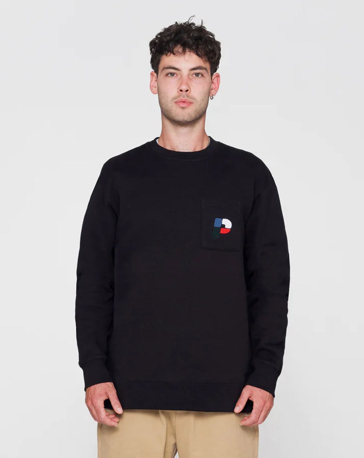 Parlez Laborie Crewneck Sweatshirt Sort