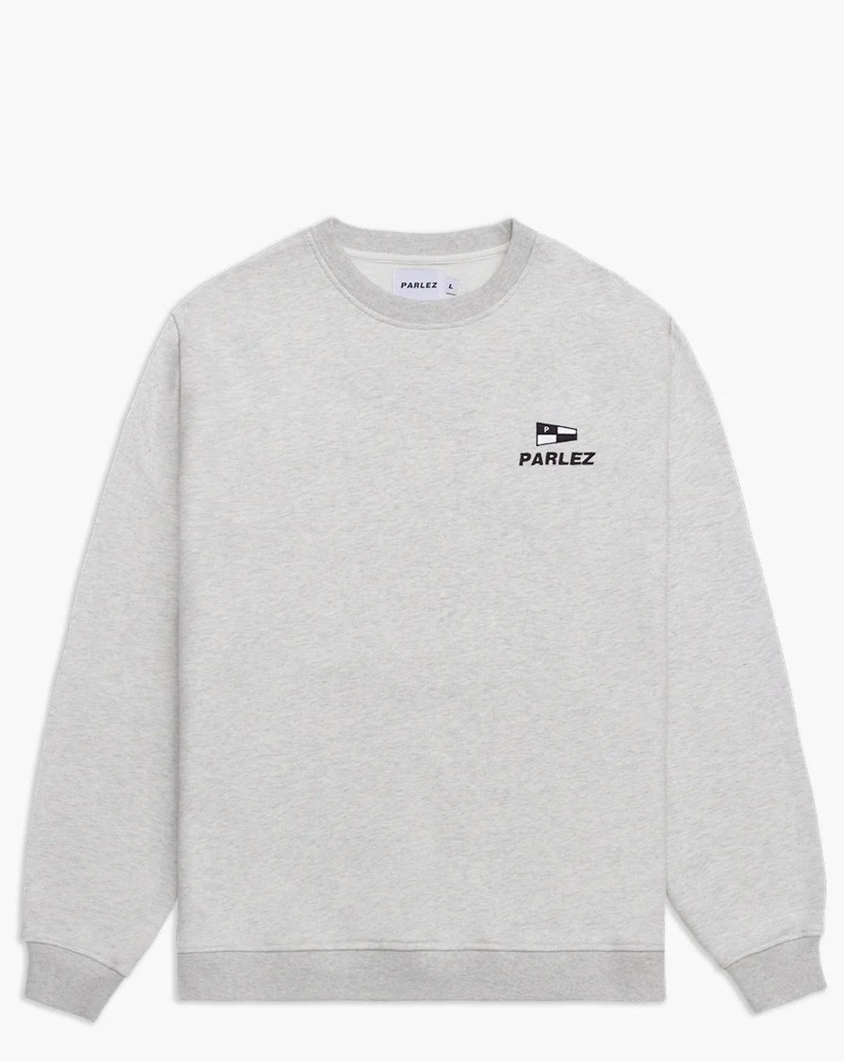 Parlez Tradewinds Crewneck m. Rund hals Grå