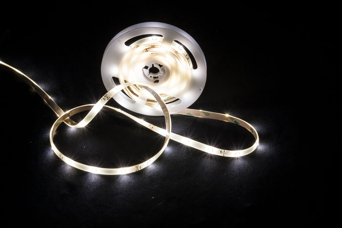 Party Light & Sound LED Strip (Hvid, 3m)