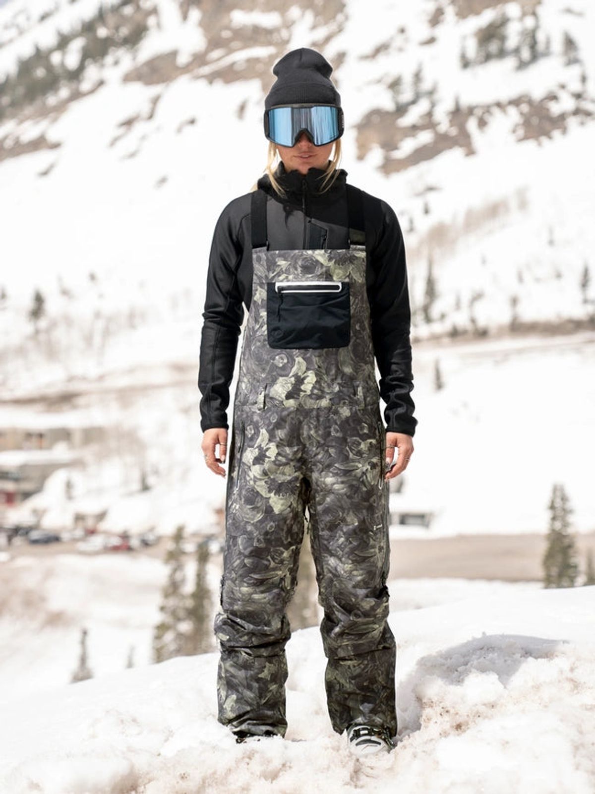 Pascore 2L Bib, Floral Camo / Black / L