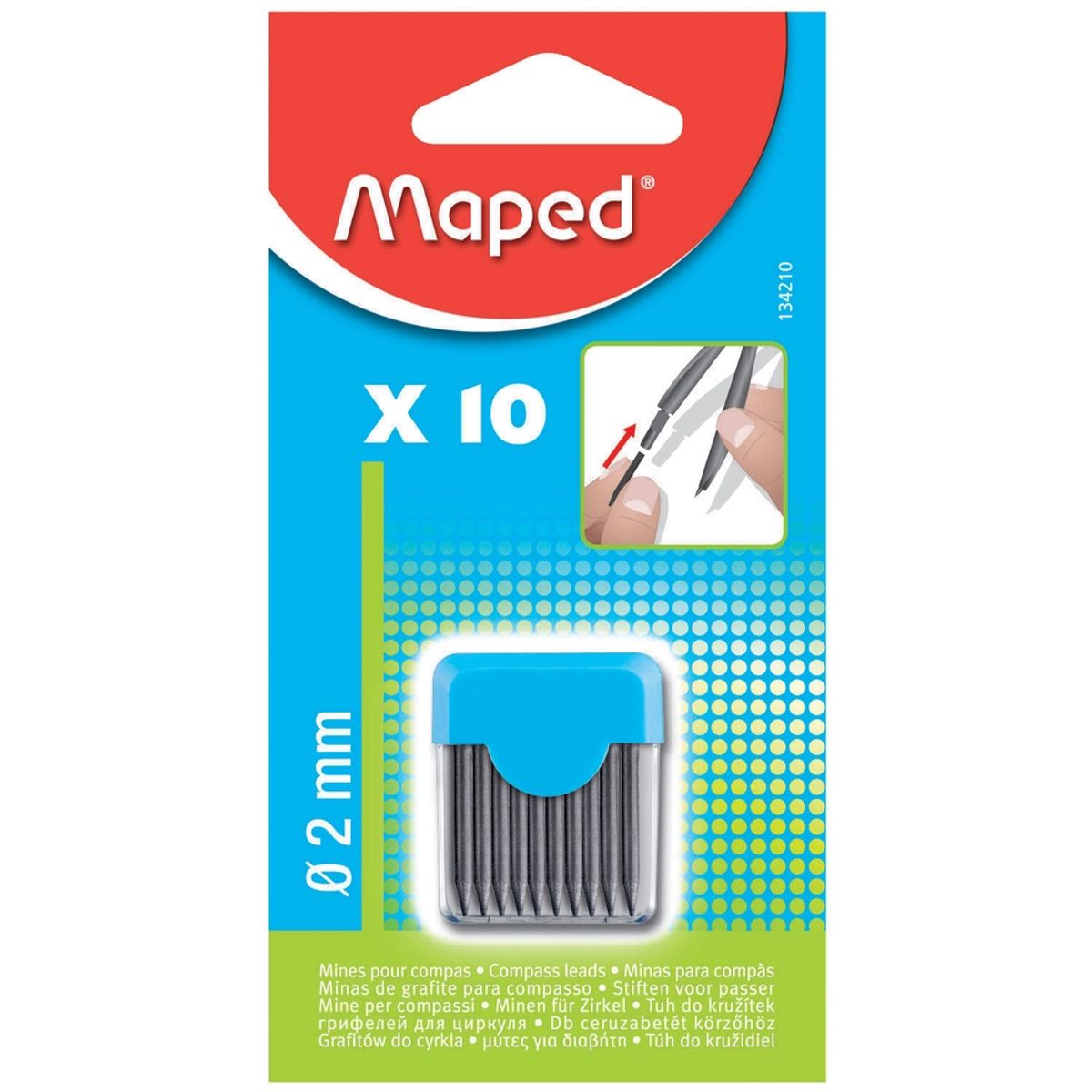 Passerstifter Maped 2,0 mm/10