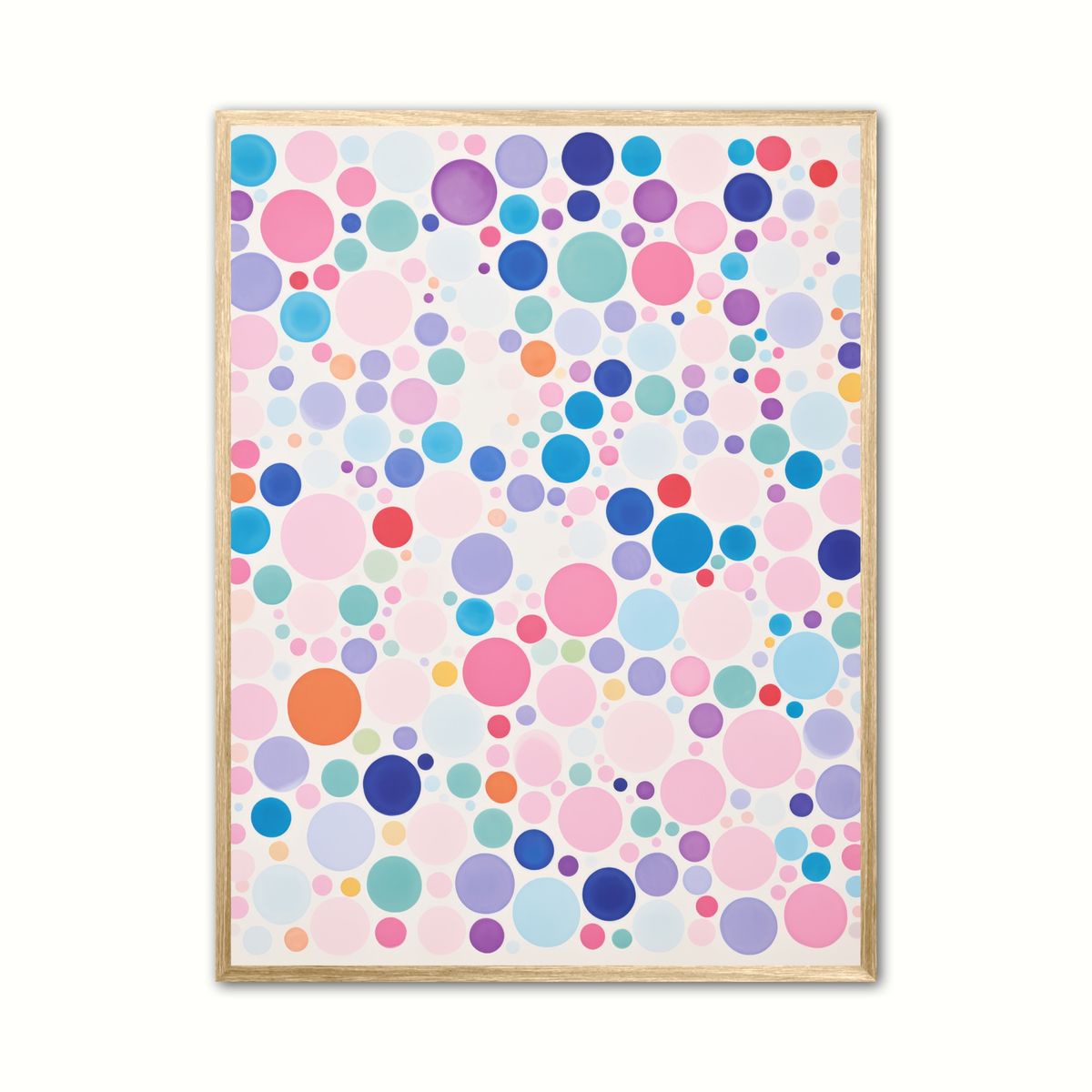 Pastel Circle Fusion plakat 30 x 40 cm