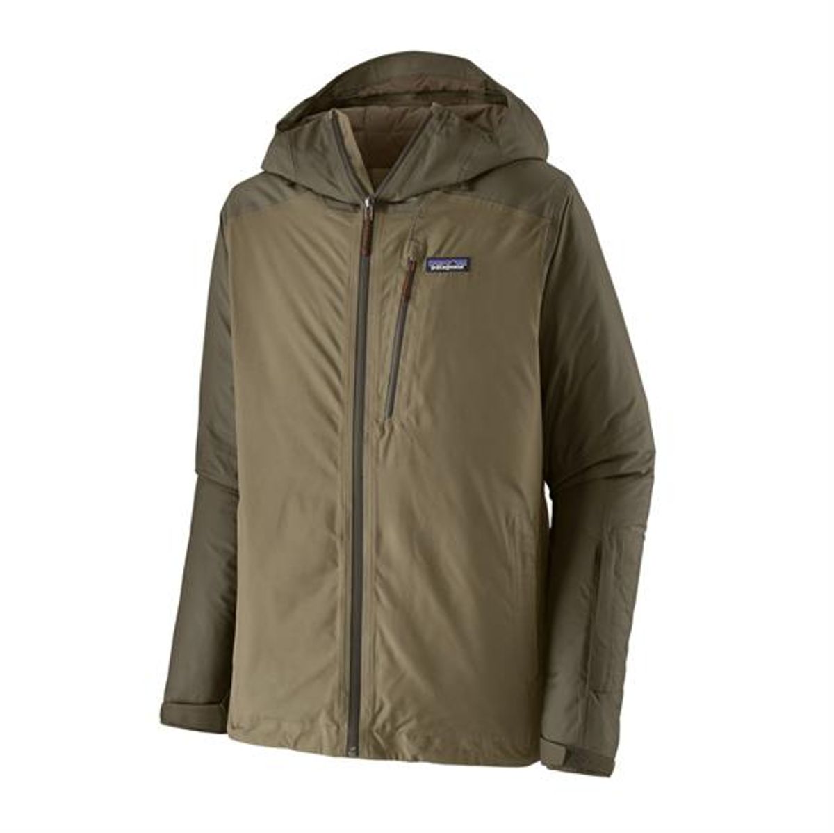 Patagonia Mens Insulated Powder Town Jacket, Sage Khaki