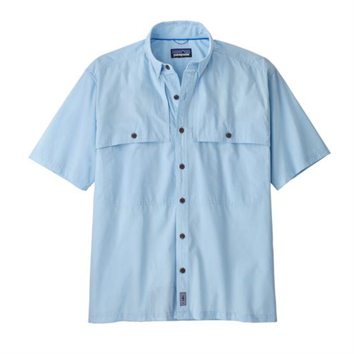 Patagonia Mens Island Hopper Shirt, Chambray / Lago Blue