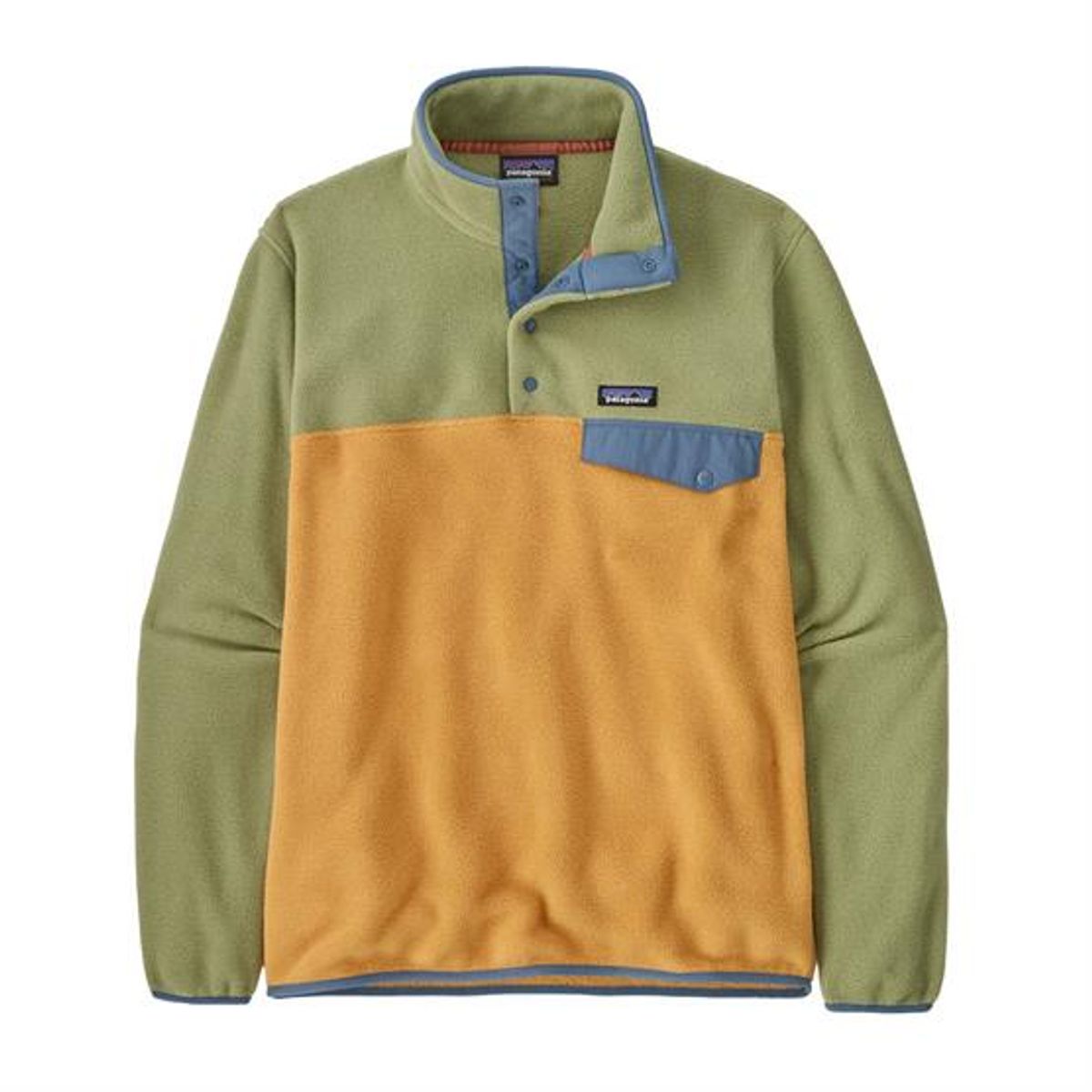 Patagonia Mens LW Synchilla Snap-T P/O, Pufferfish Gold