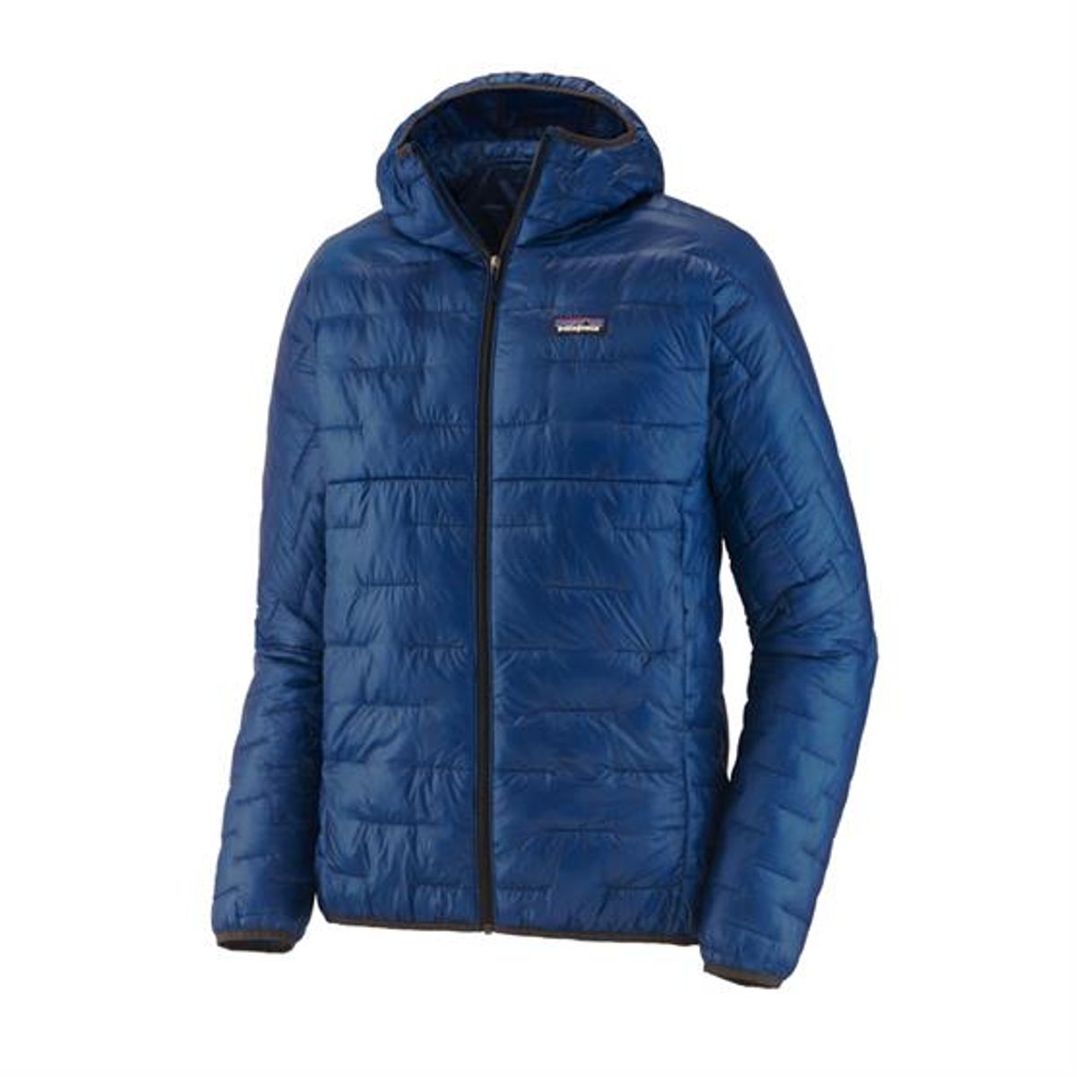 Patagonia Mens Micro Puff Hoody, Superior Blue / Ink Black