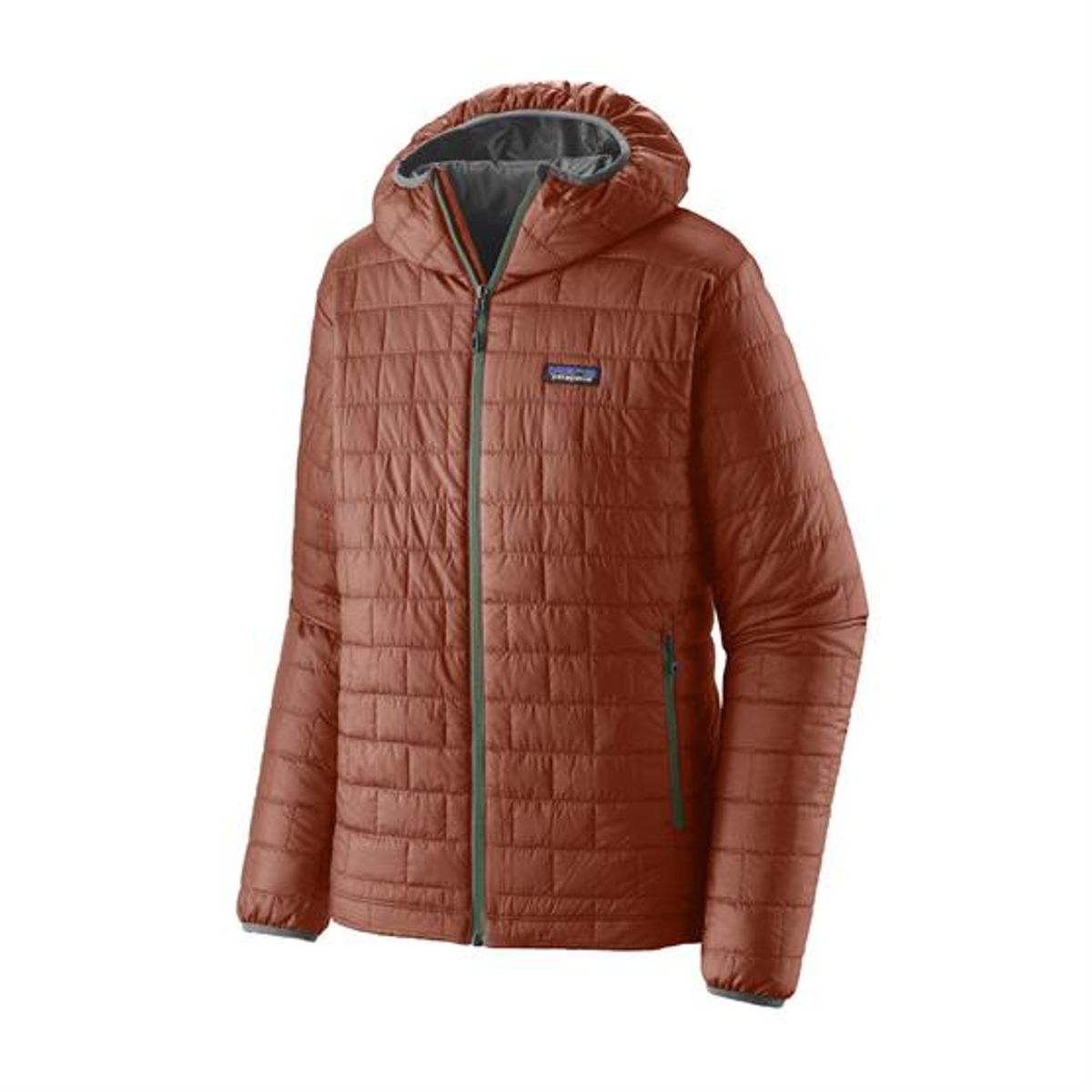 Patagonia Mens Nano Puff Hoody, Burl Red