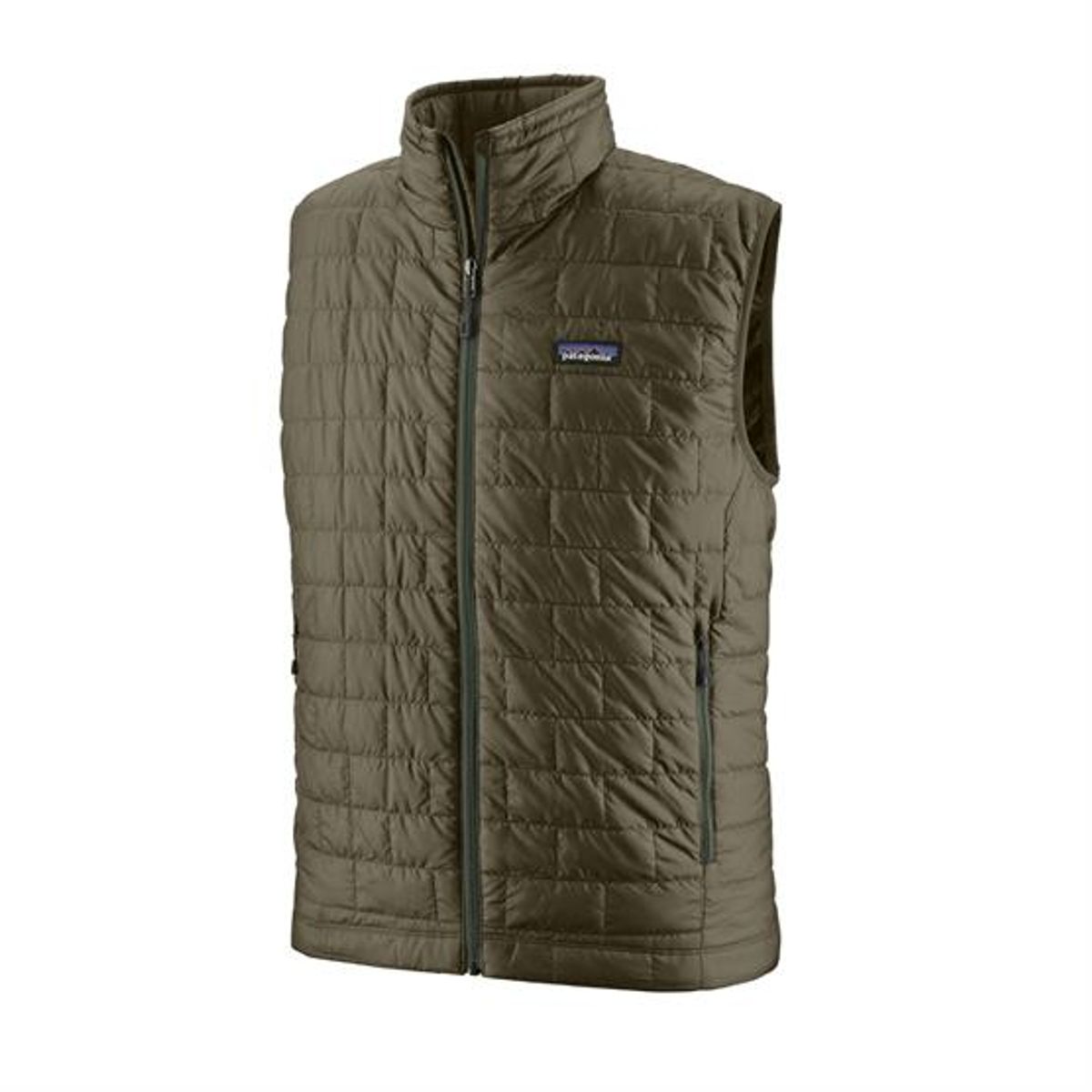 Patagonia Mens Nano Puff Vest, Basin Green / Tent Green