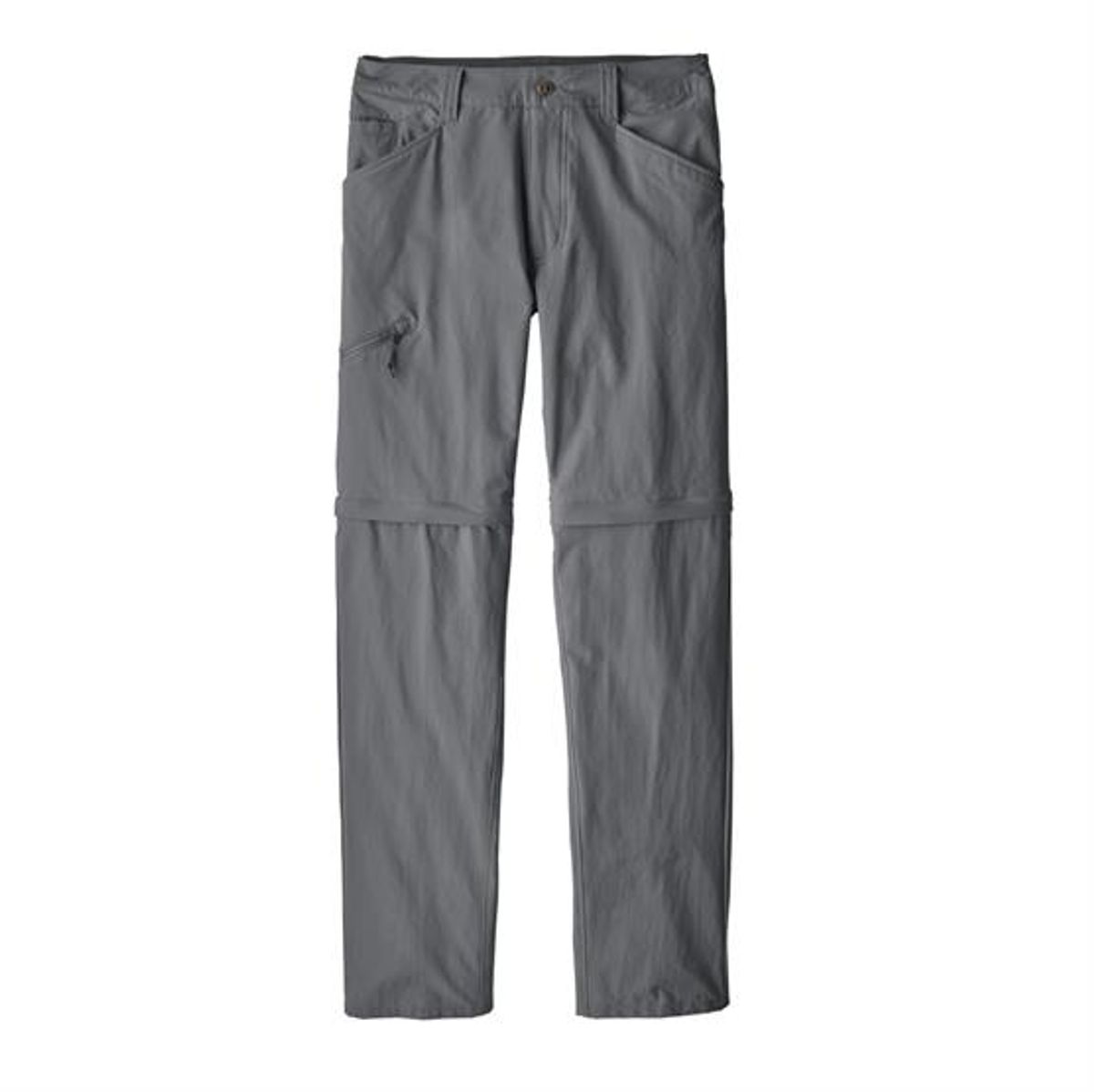 Patagonia Mens Quandary Convertible Pants, Forge Grey