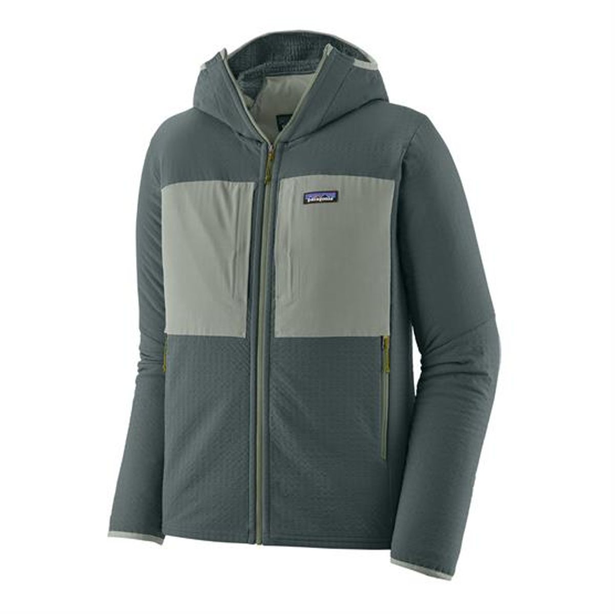 Patagonia Mens R2 TechFace Hoody, Nouveau Green