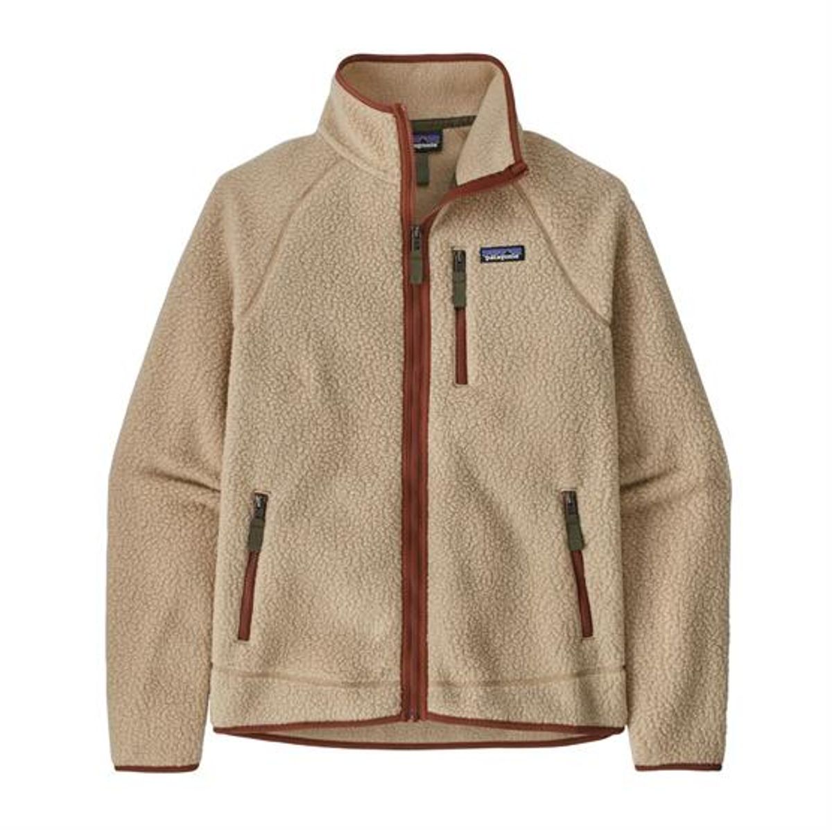 Patagonia Mens Retro Pile Jacket, El Cap Khaki / Sisu Brown