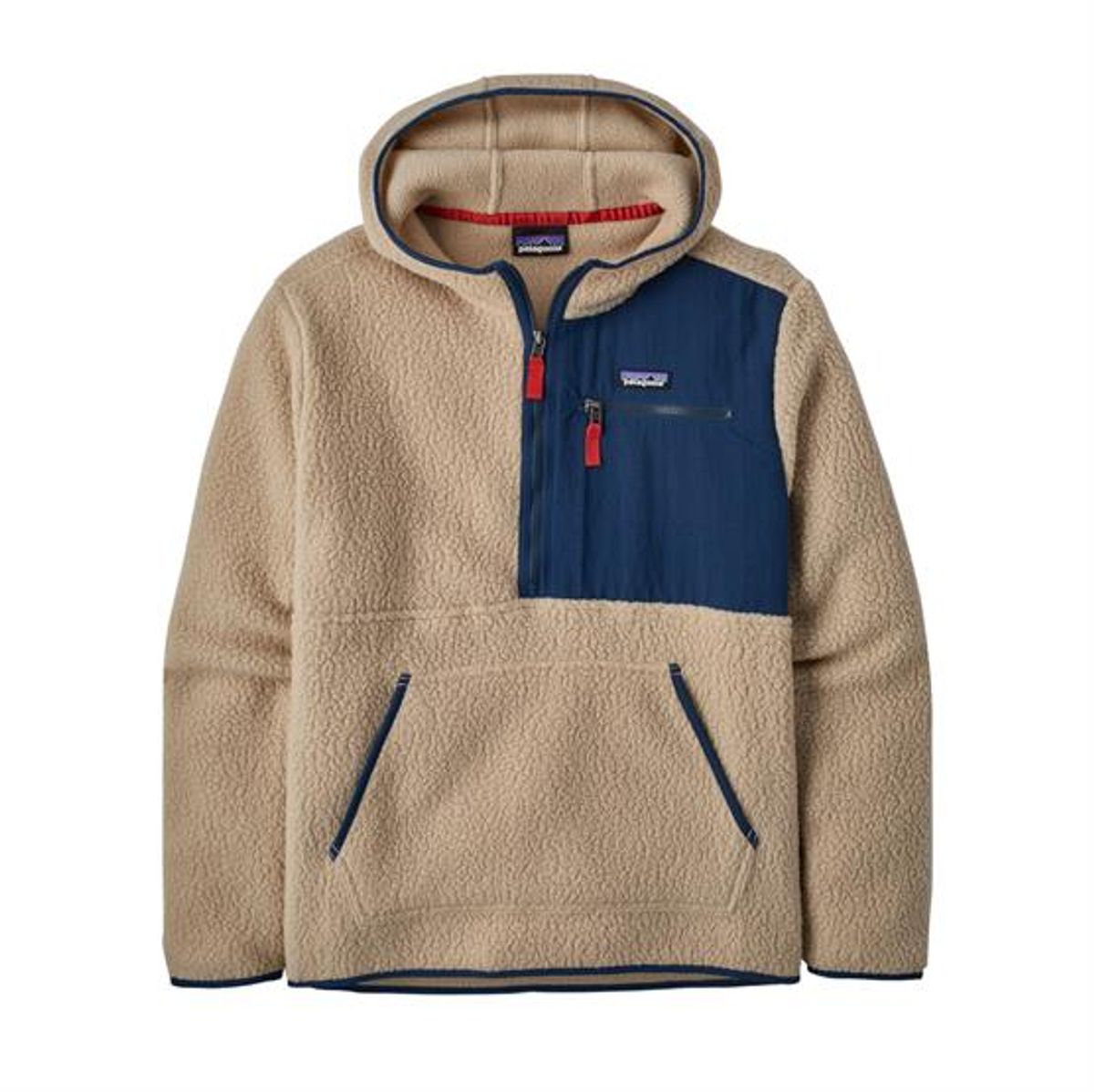 Patagonia Mens Retro Pile P/O, Oar Tan