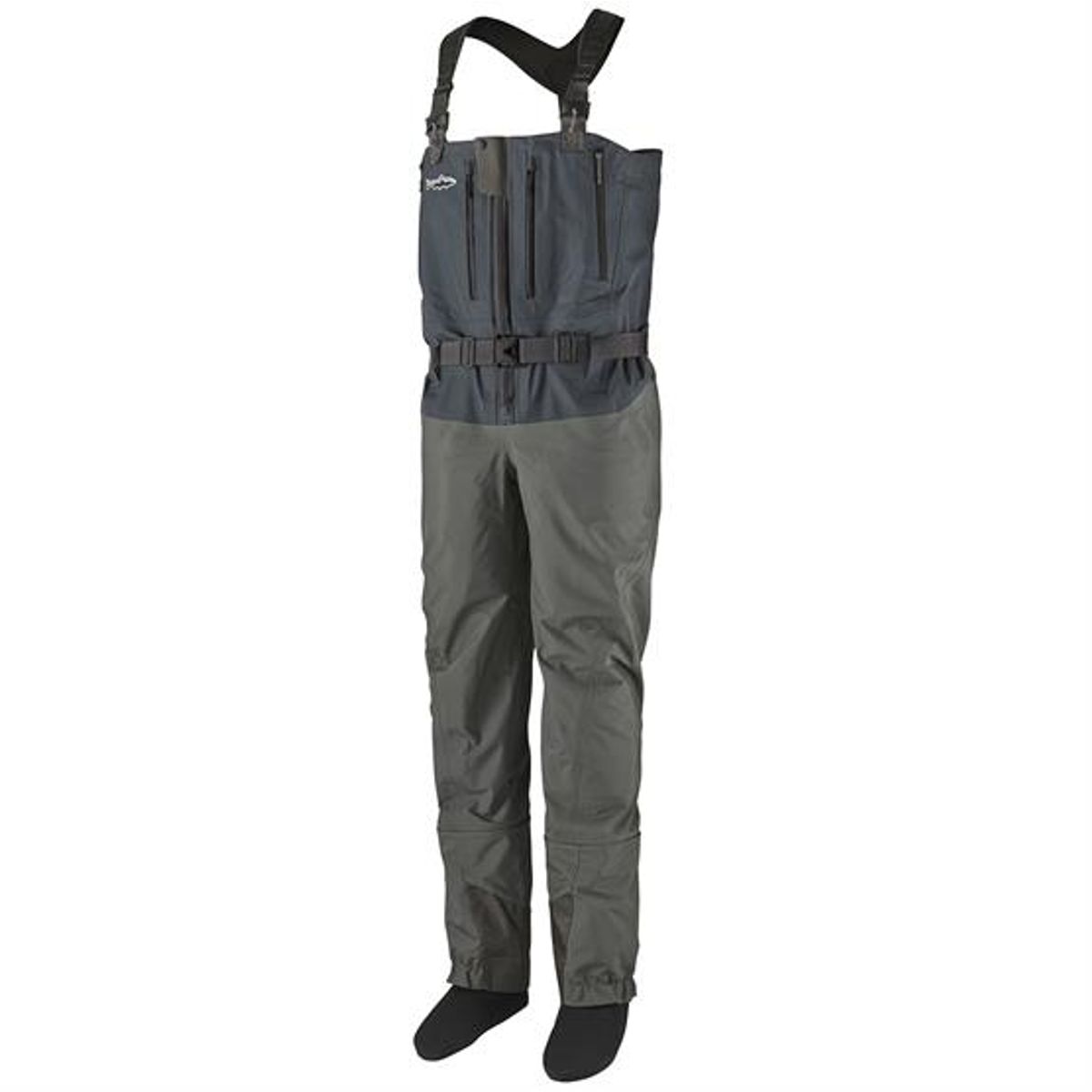 Patagonia Mens Swiftcurrent Exp. Zip Front Waders, Grey