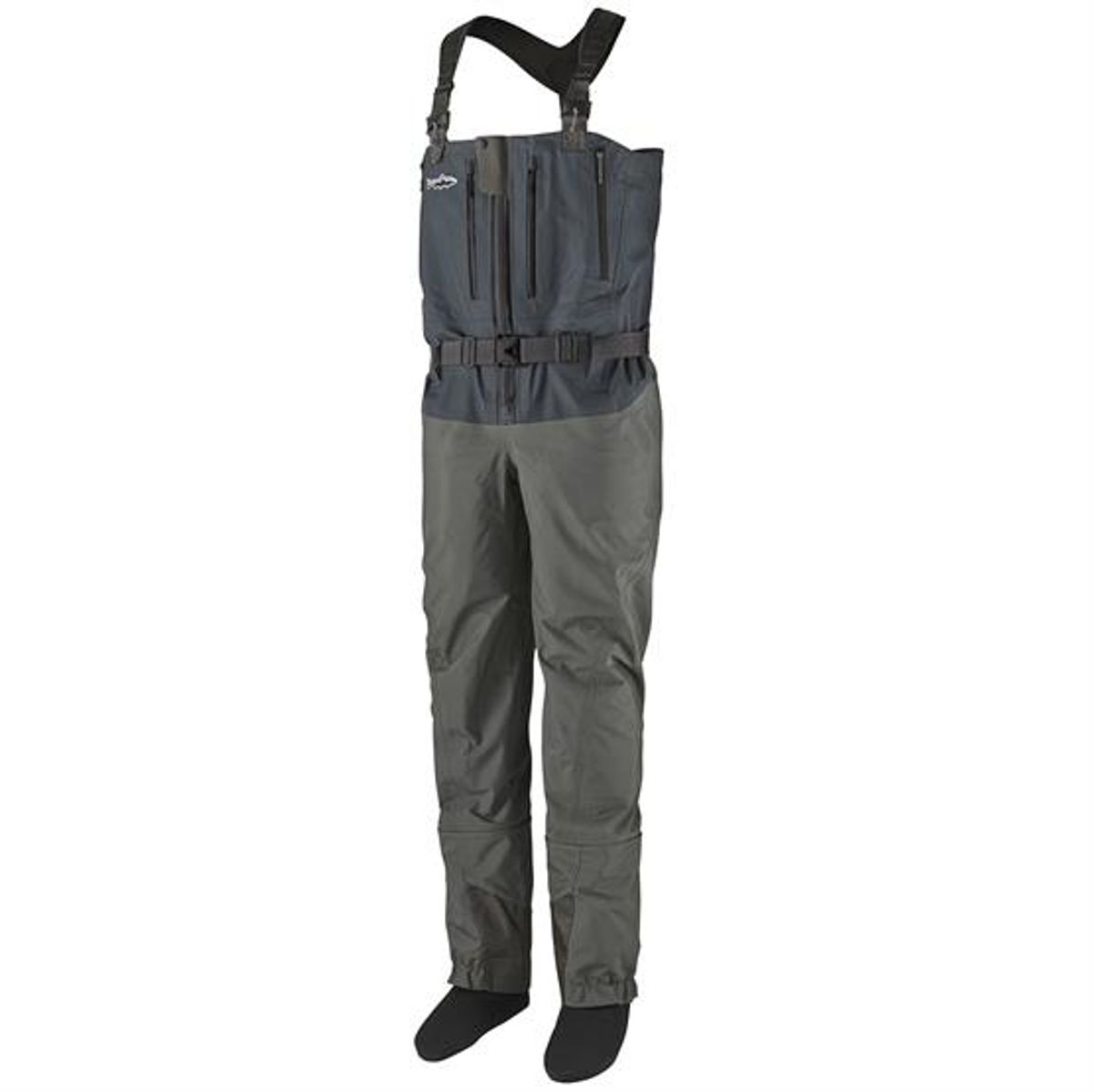 Patagonia Mens Swiftcurrent Exp. Zip Front Waders, Grey