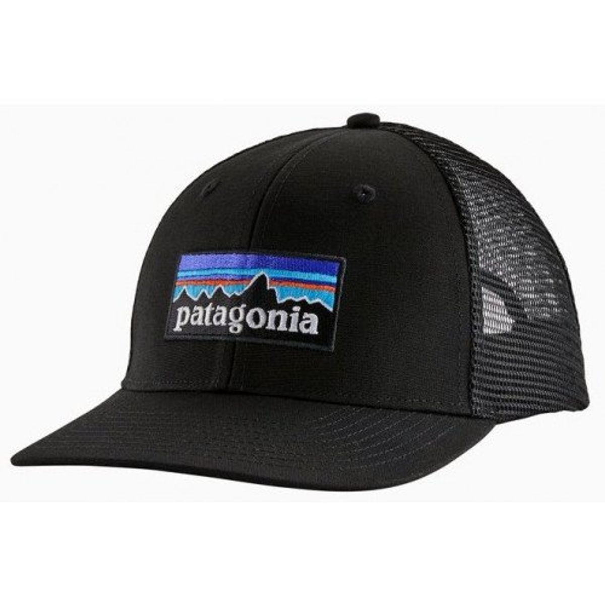 Patagonia P-6 Logo Trucker Cap Black