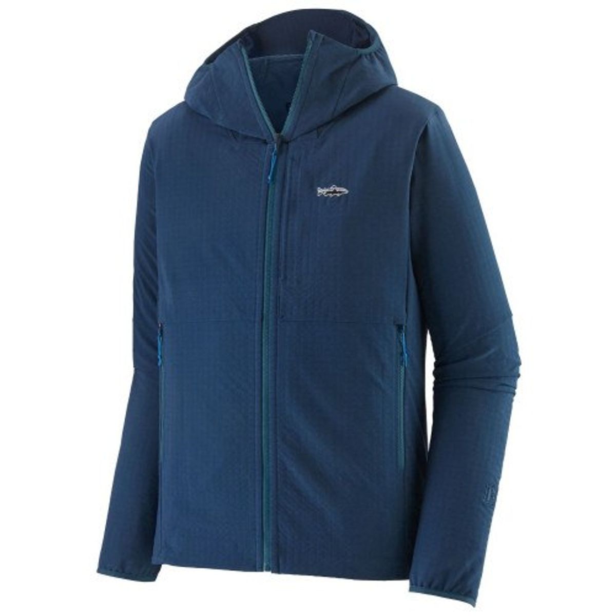 Patagonia R1 Techface Fitz Roy Trout Hoody Tidepool Blue