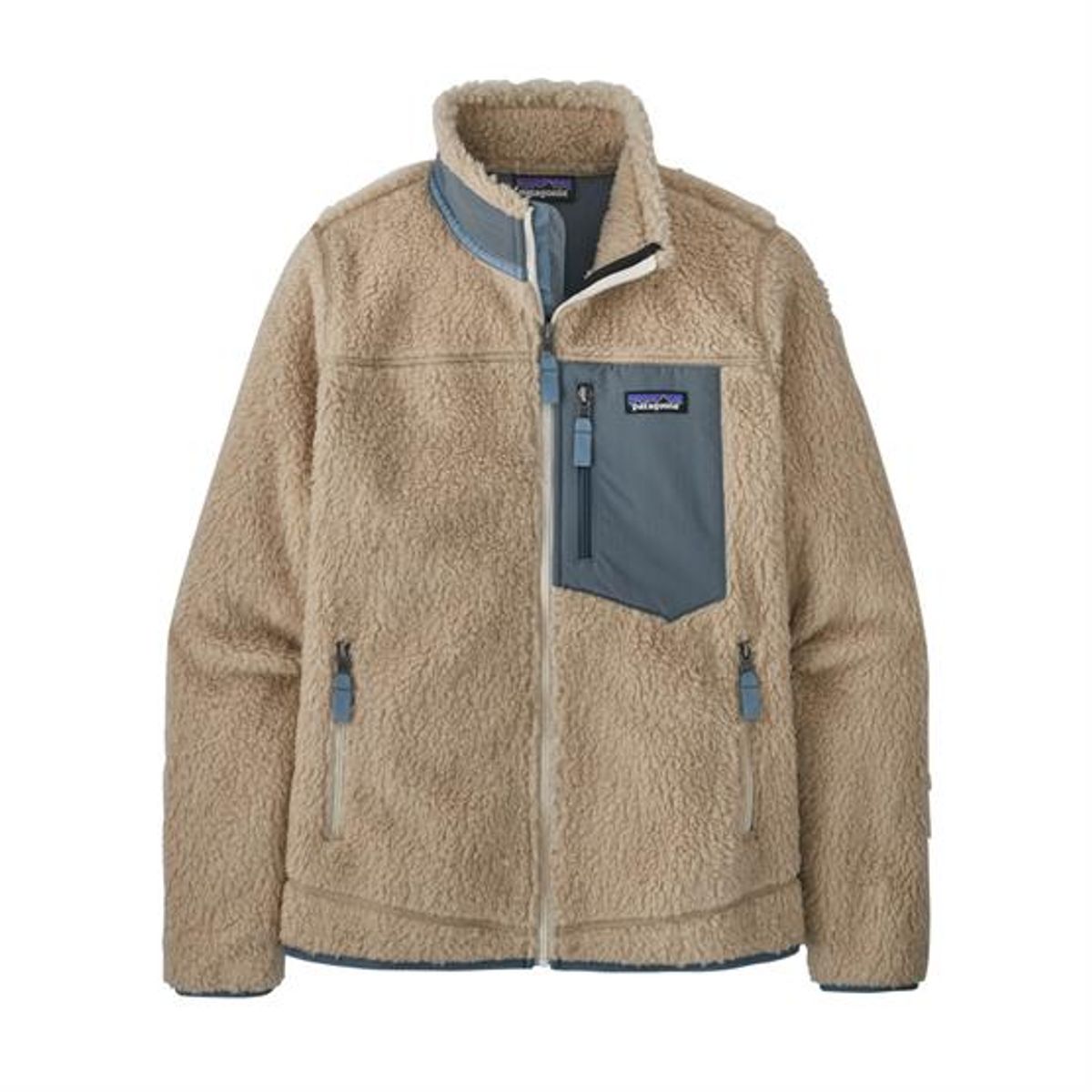 Patagonia Womens Classic Retro-X Jacket, Dark Natural / Plume Grey