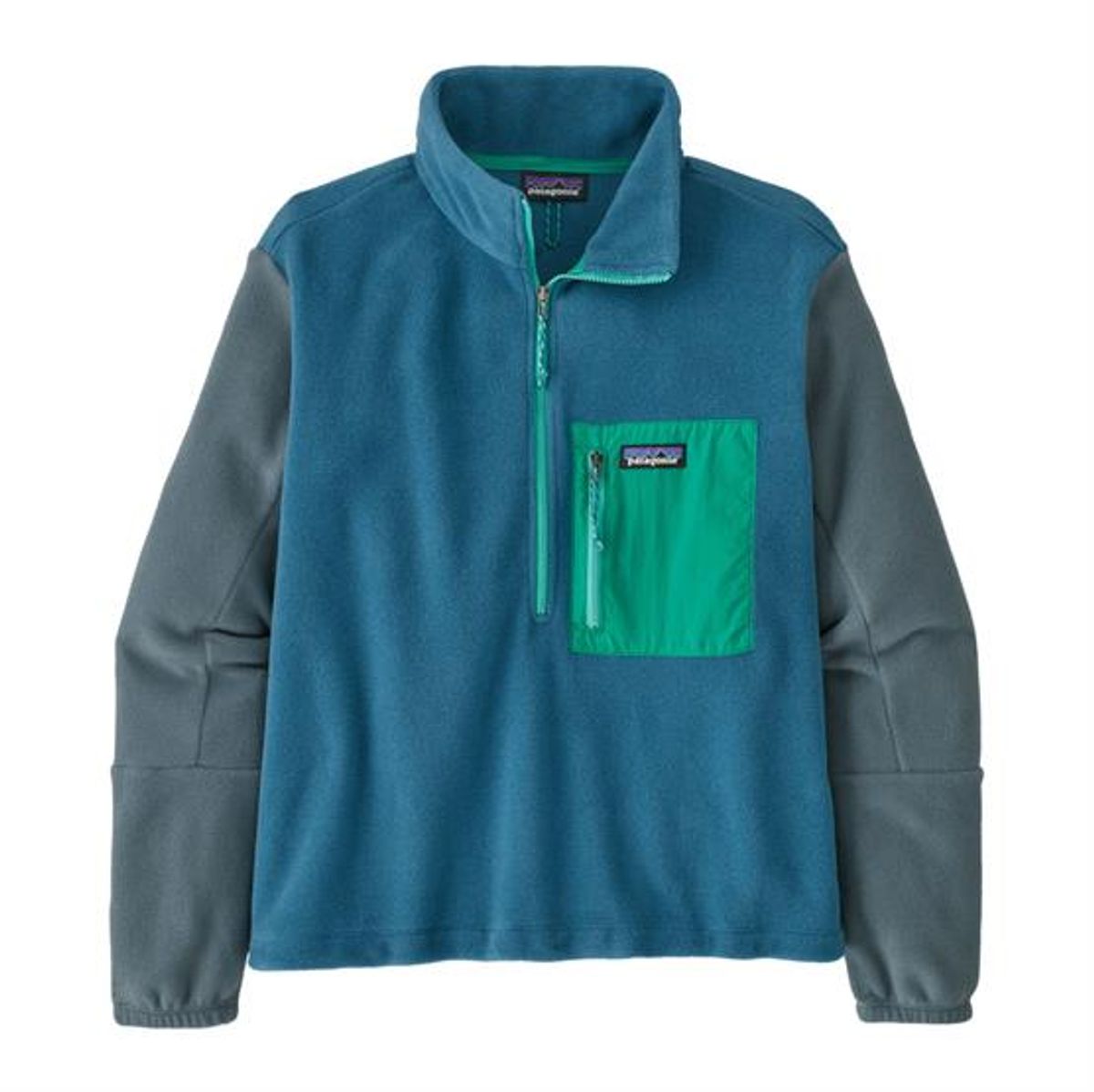 Patagonia Womens Microdini 1/2 Zip P/O, Wavy Blue