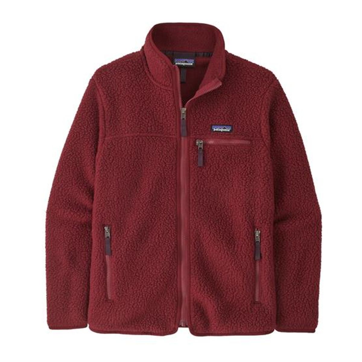 Patagonia Womens Retro Pile Jacket, Carmine Red